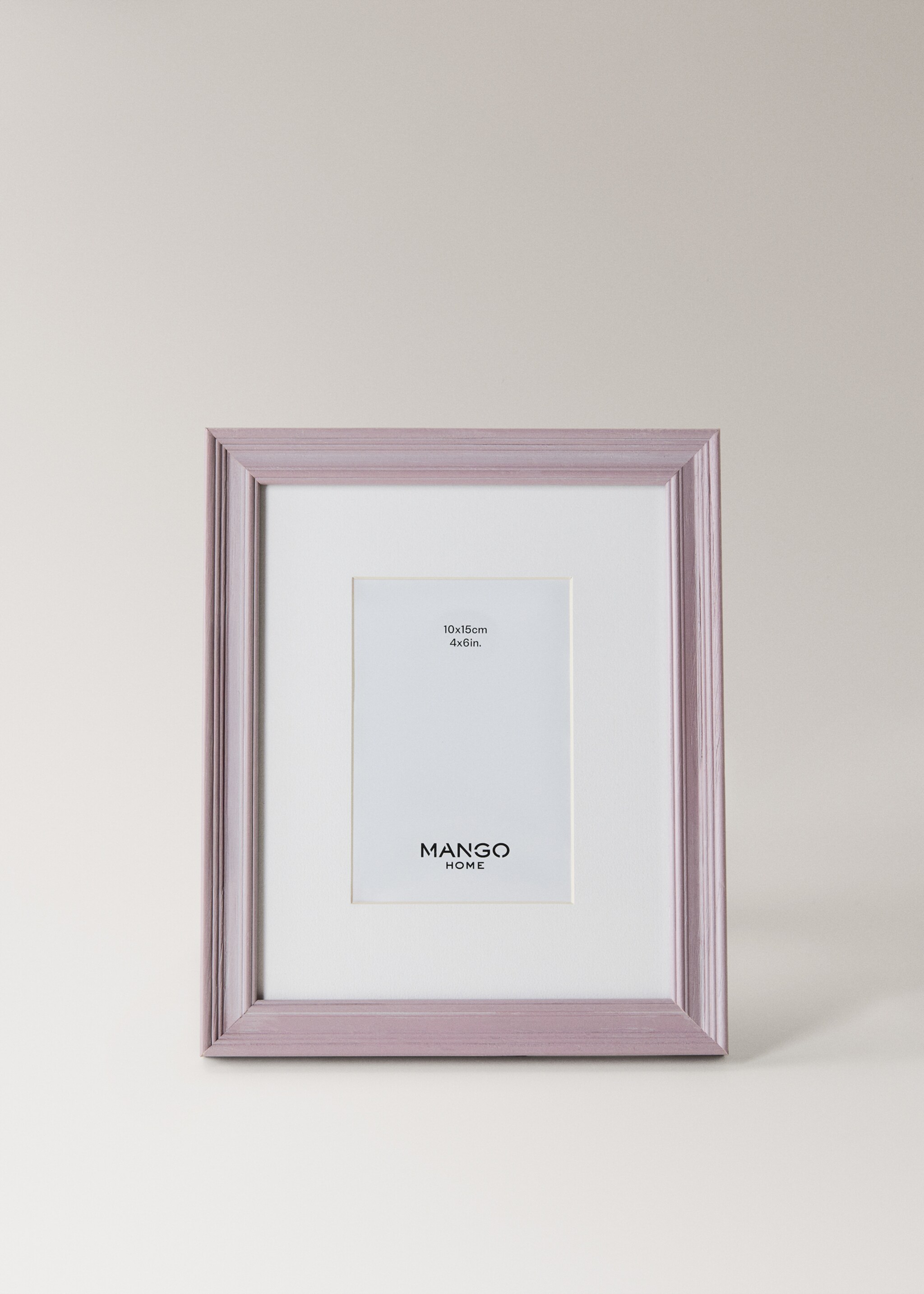 Medium wooden passe-partout frame - Article without model, Lilac. Ref: 87037712-00.