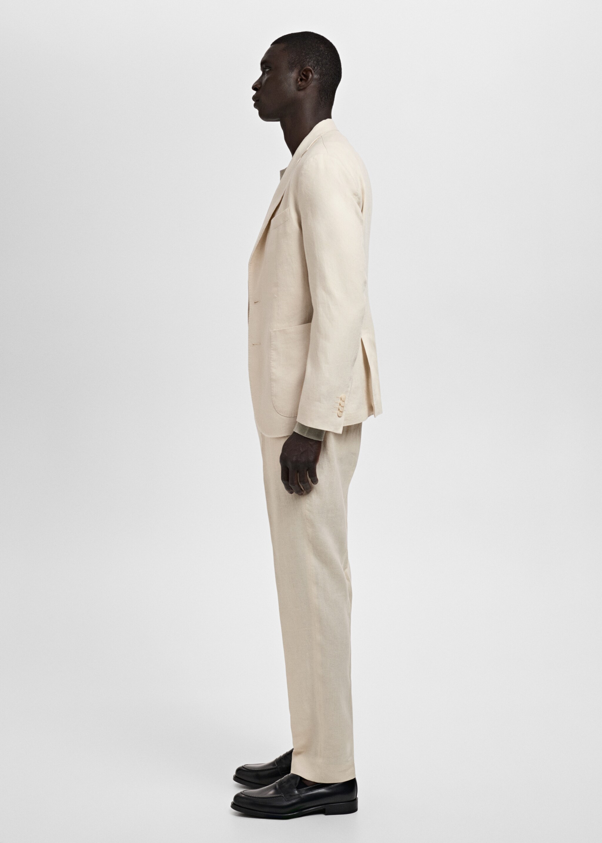 Anzughose Salerno 100% Leinen Slim Fit - Detail des Artikels 2