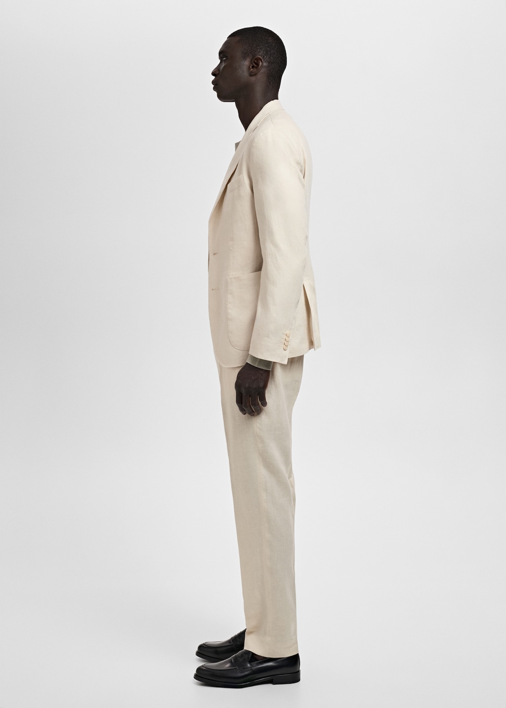 Salerno 100% Linen Slim Fit Suit Pants