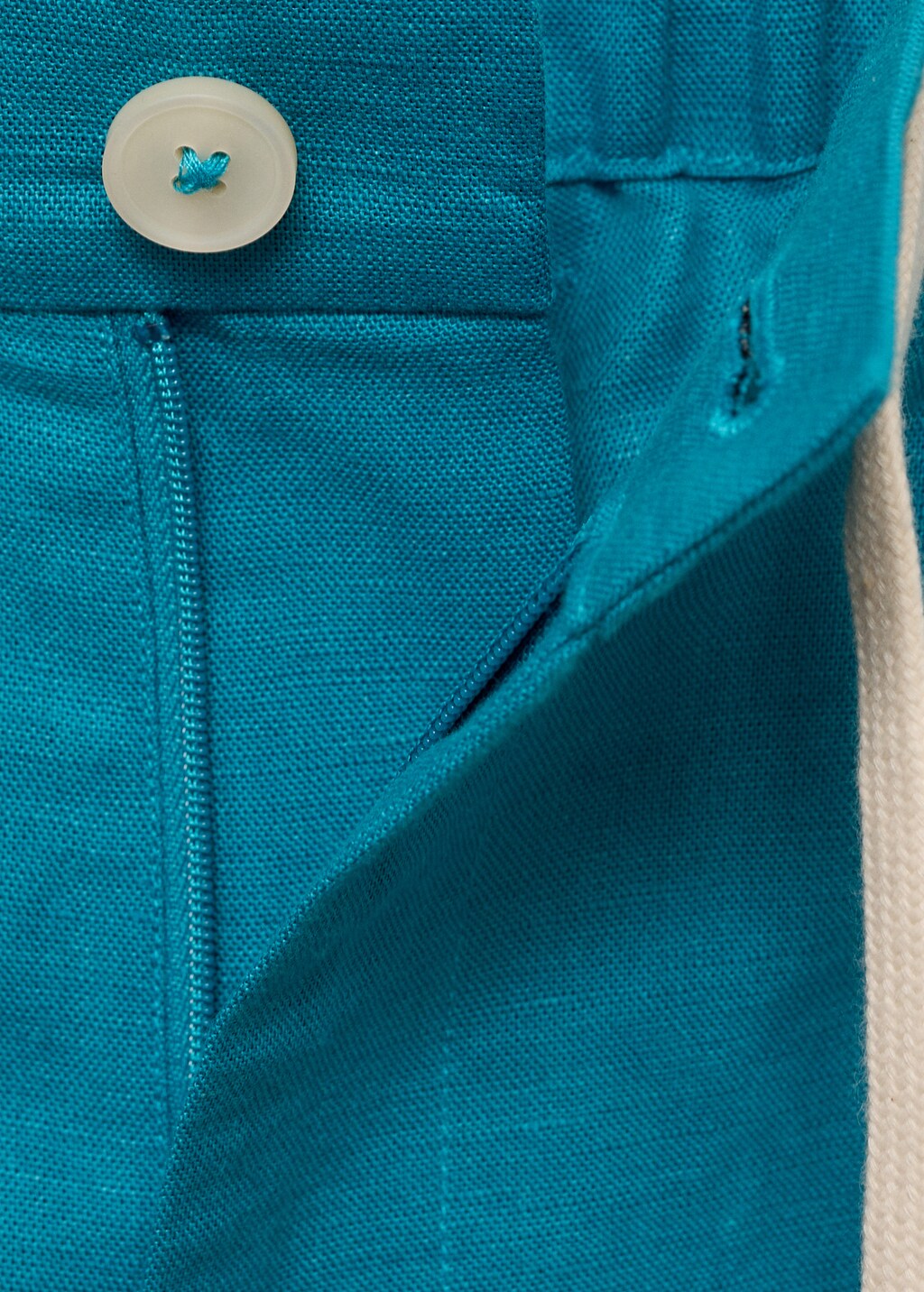Linen-blend bermuda shorts with drawstring - Men | MANGO USA
