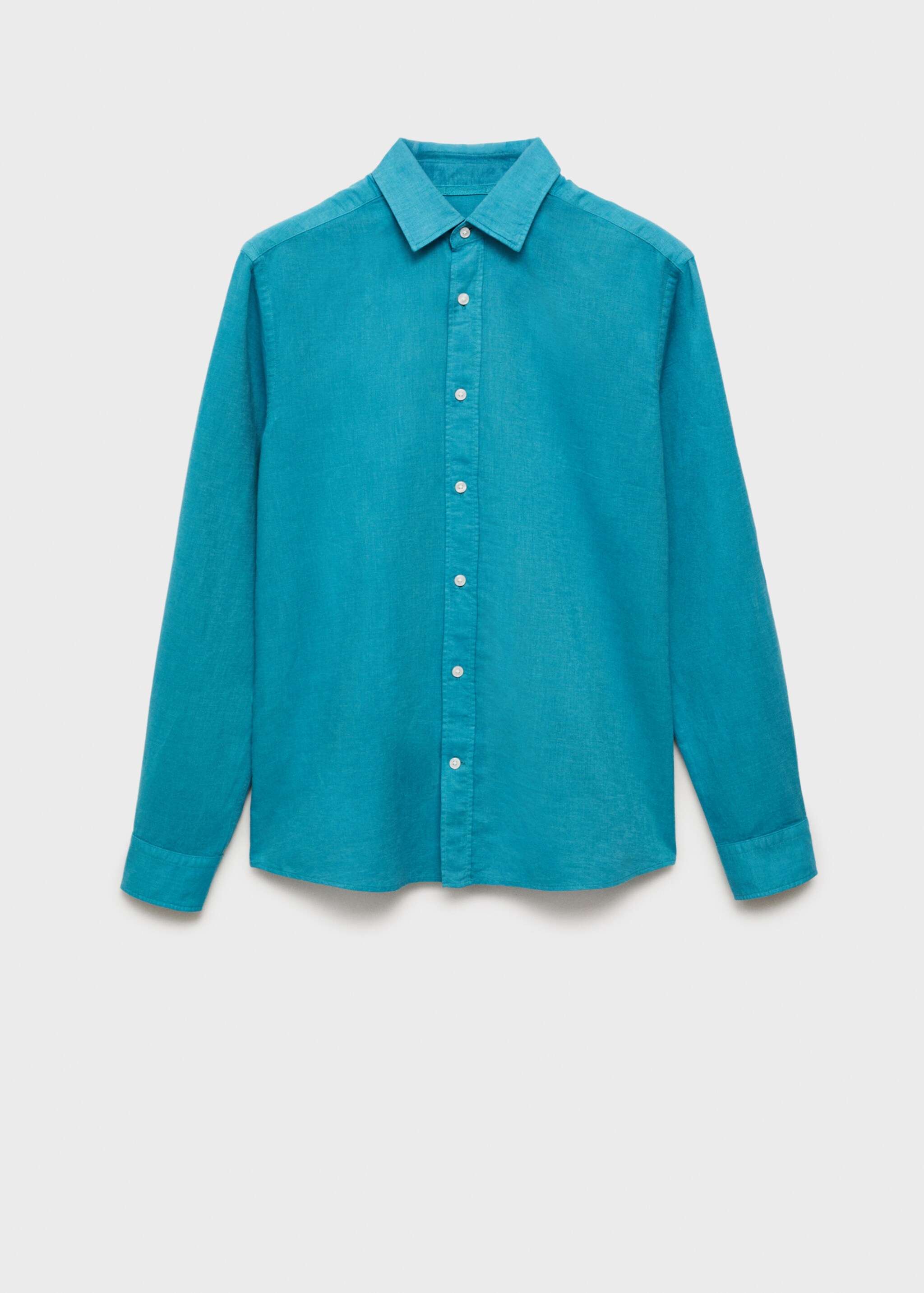 Linen-blend shirt - Article without model