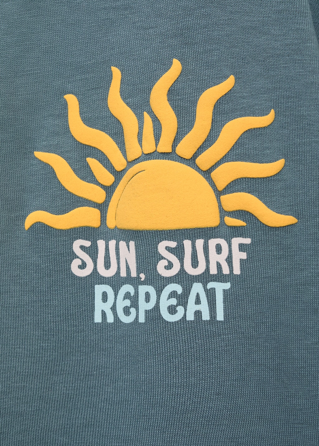 Embossed printed t-shirt