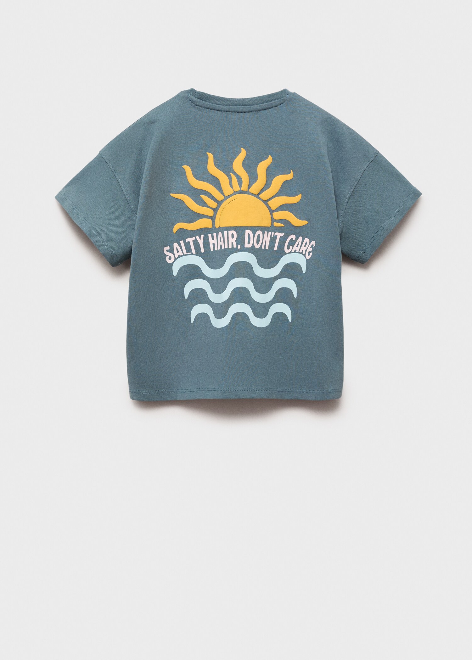 Embossed printed t-shirt - Reverse of the article