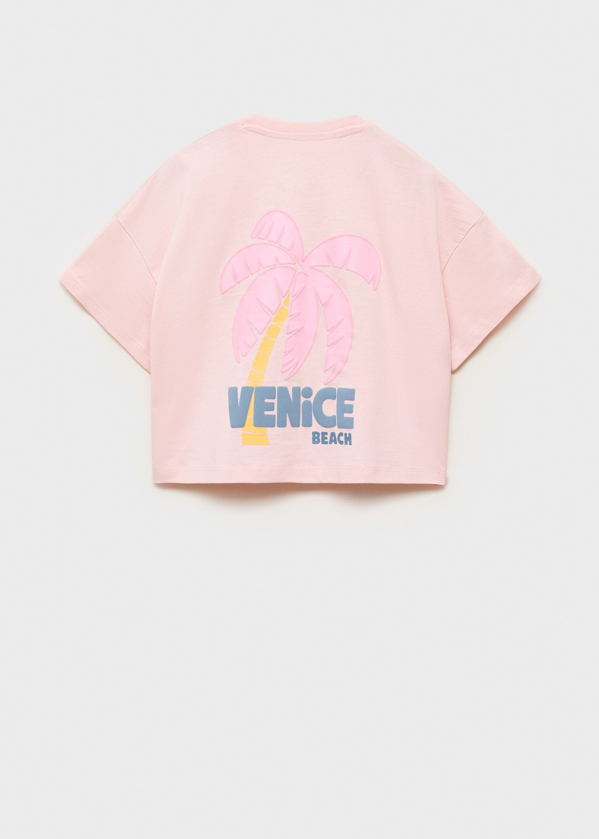 Embossed cotton t-shirt - Reverse of the article