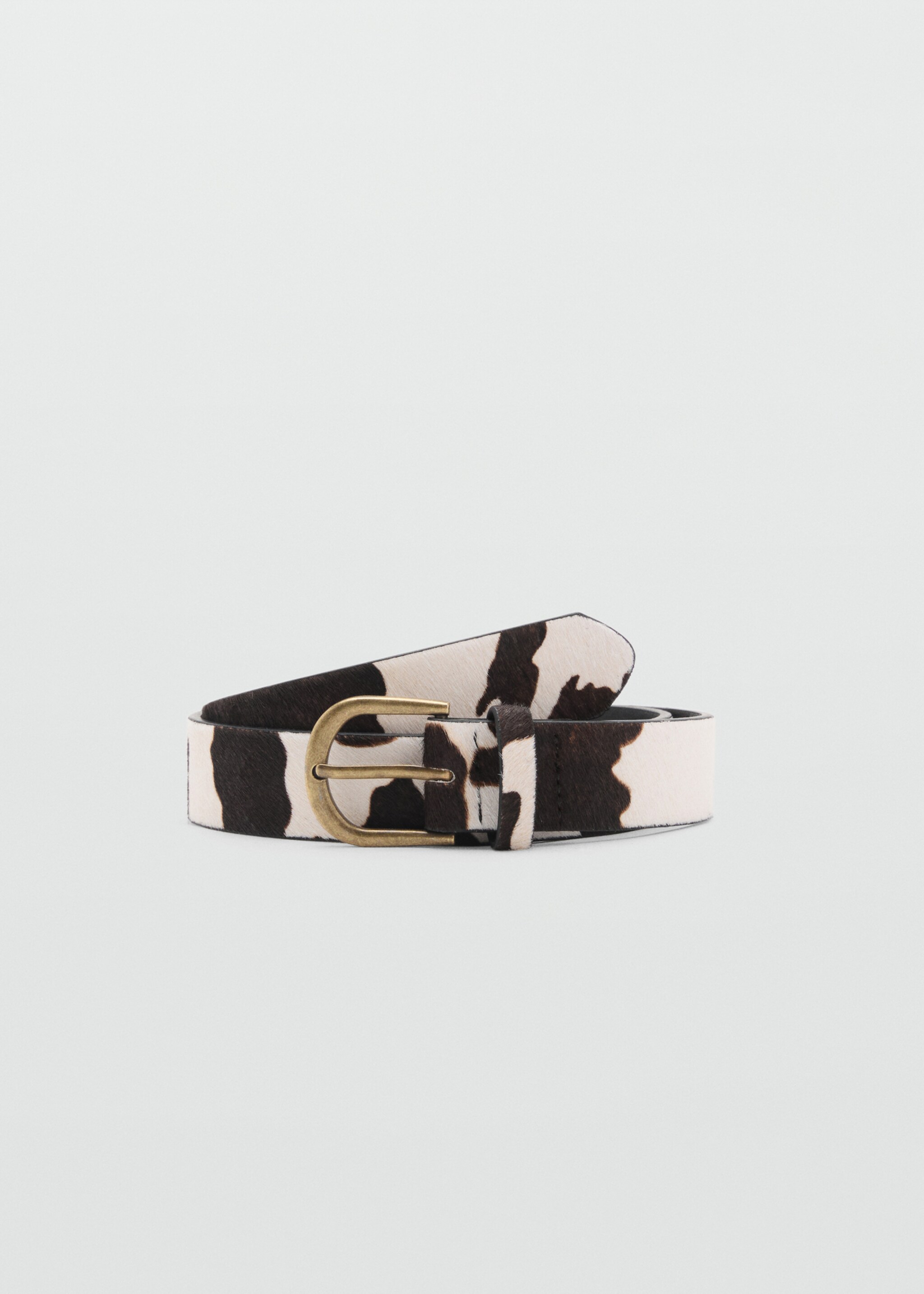 Ceinture cuir imprimé animal - Article sans modèle