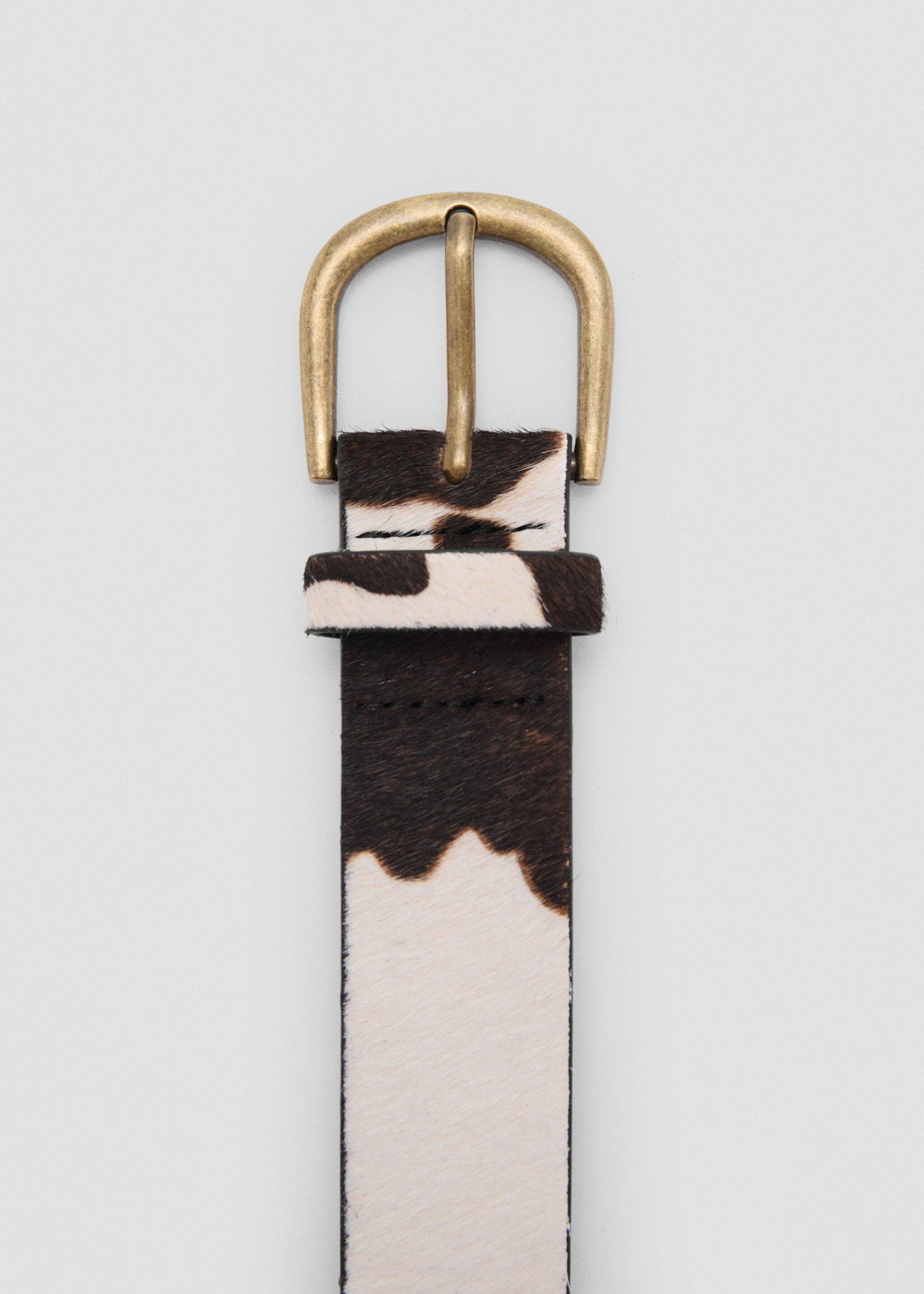 Ceinture cuir imprimé animal - Détail de l'article 1