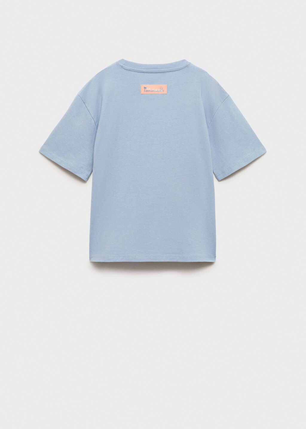 【oan】Bloue short sleeve T shirt Active Balance Crop Oversized T-Shirt in Light Blue from Joe