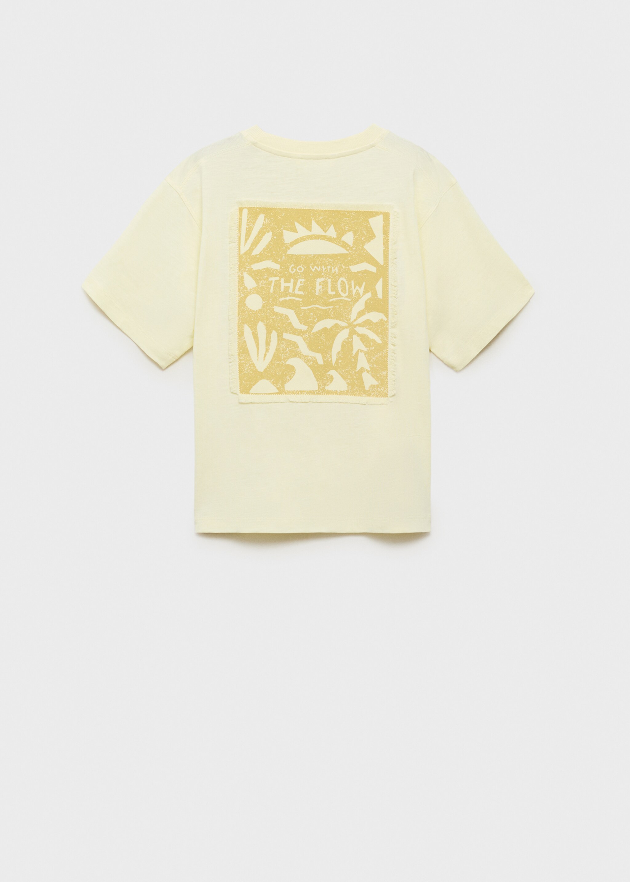 Camiseta algodón estampada - Reverso del artículo