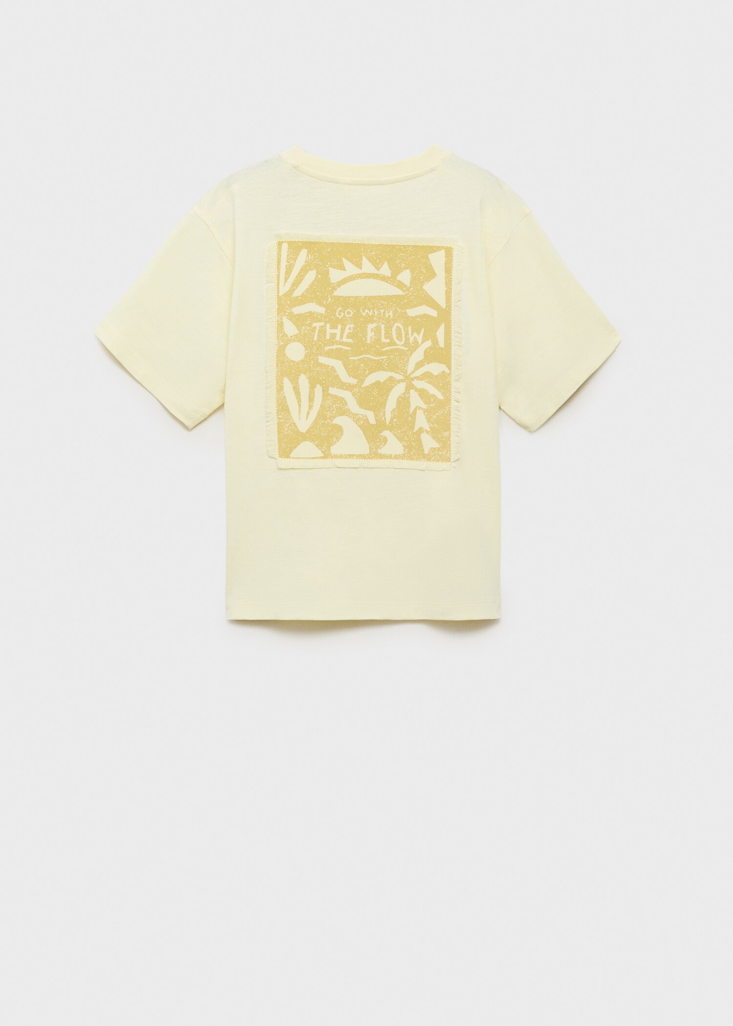 Camiseta algodón estampada - Reverso del artículo
