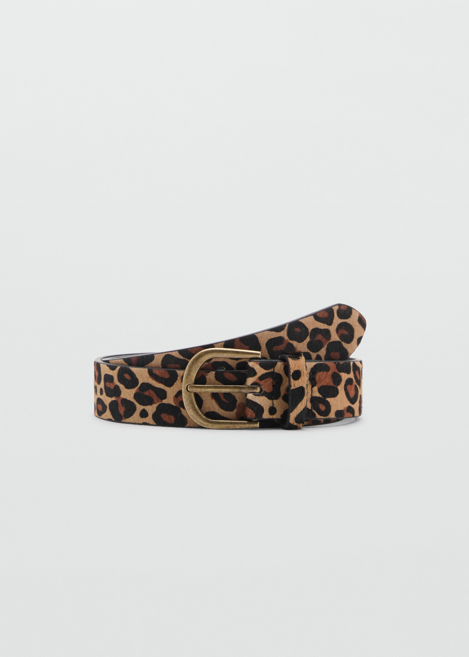 Ceinture cuir imprimé animal - Article sans modèle