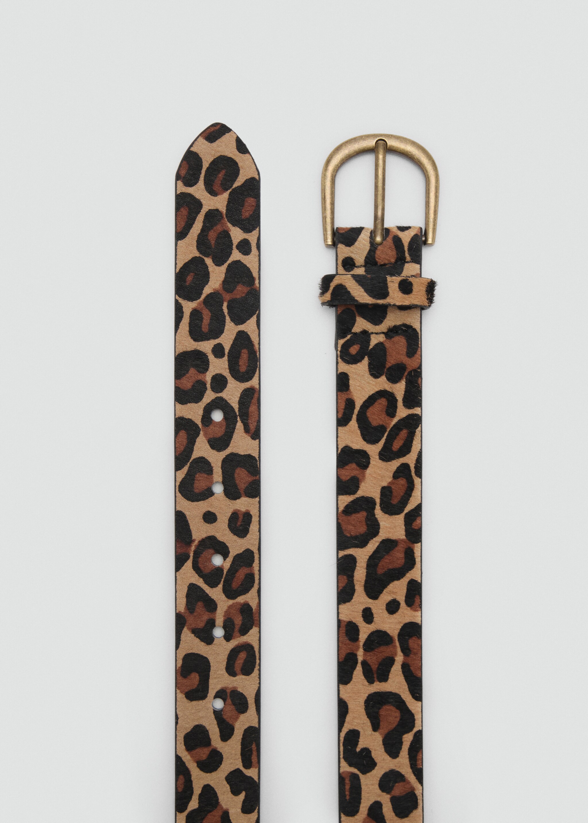 Ceinture cuir imprimé animal - Détail de l'article 1