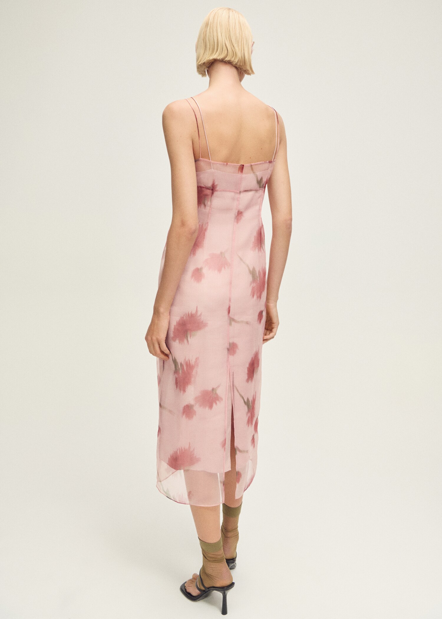 Robe combinée imprimé fleuri - Verso de l’article