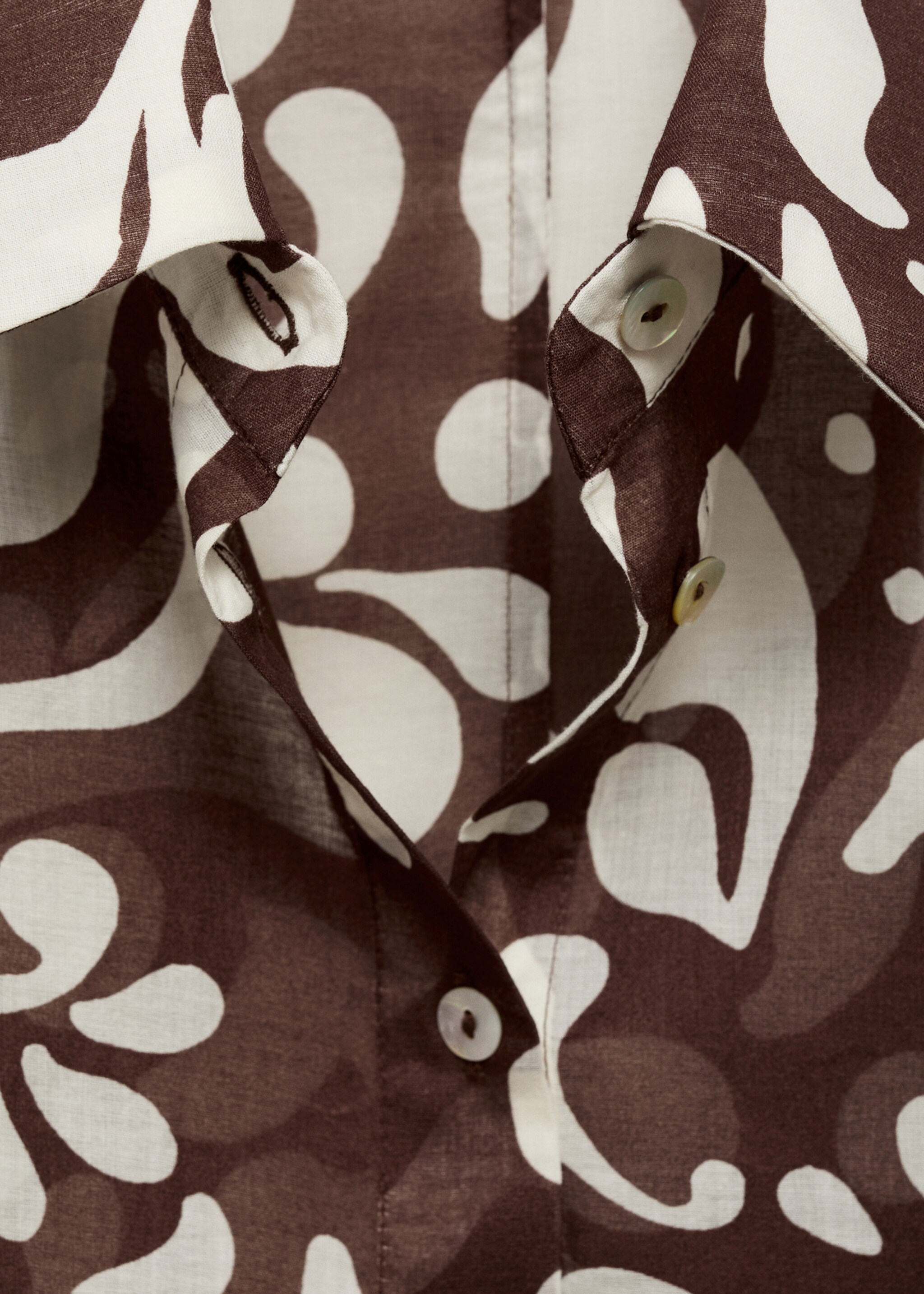 Katoenen blouse met print - Detail van het artikel 8