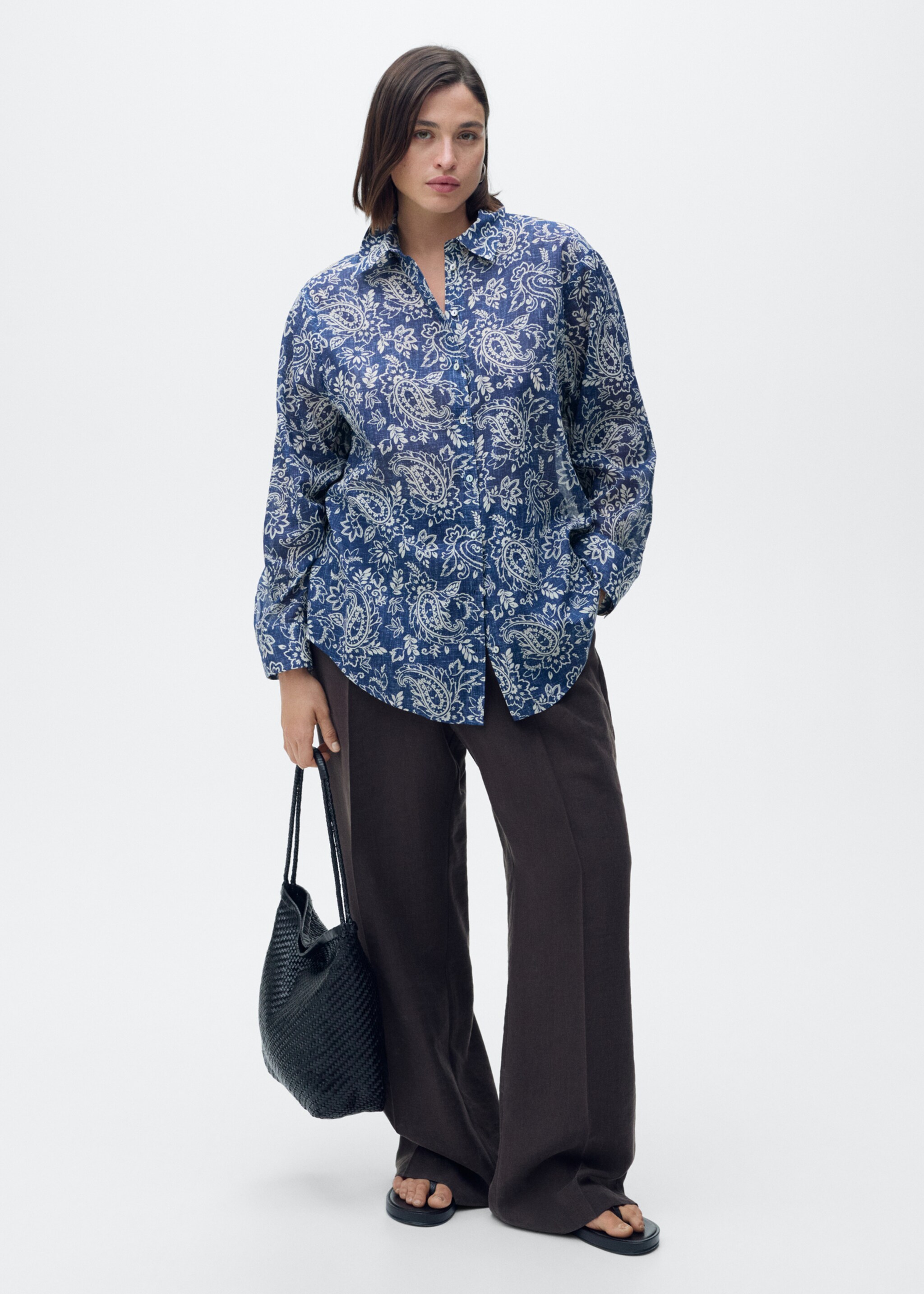 Camisa algodón estampada - Detalle del artículo 3