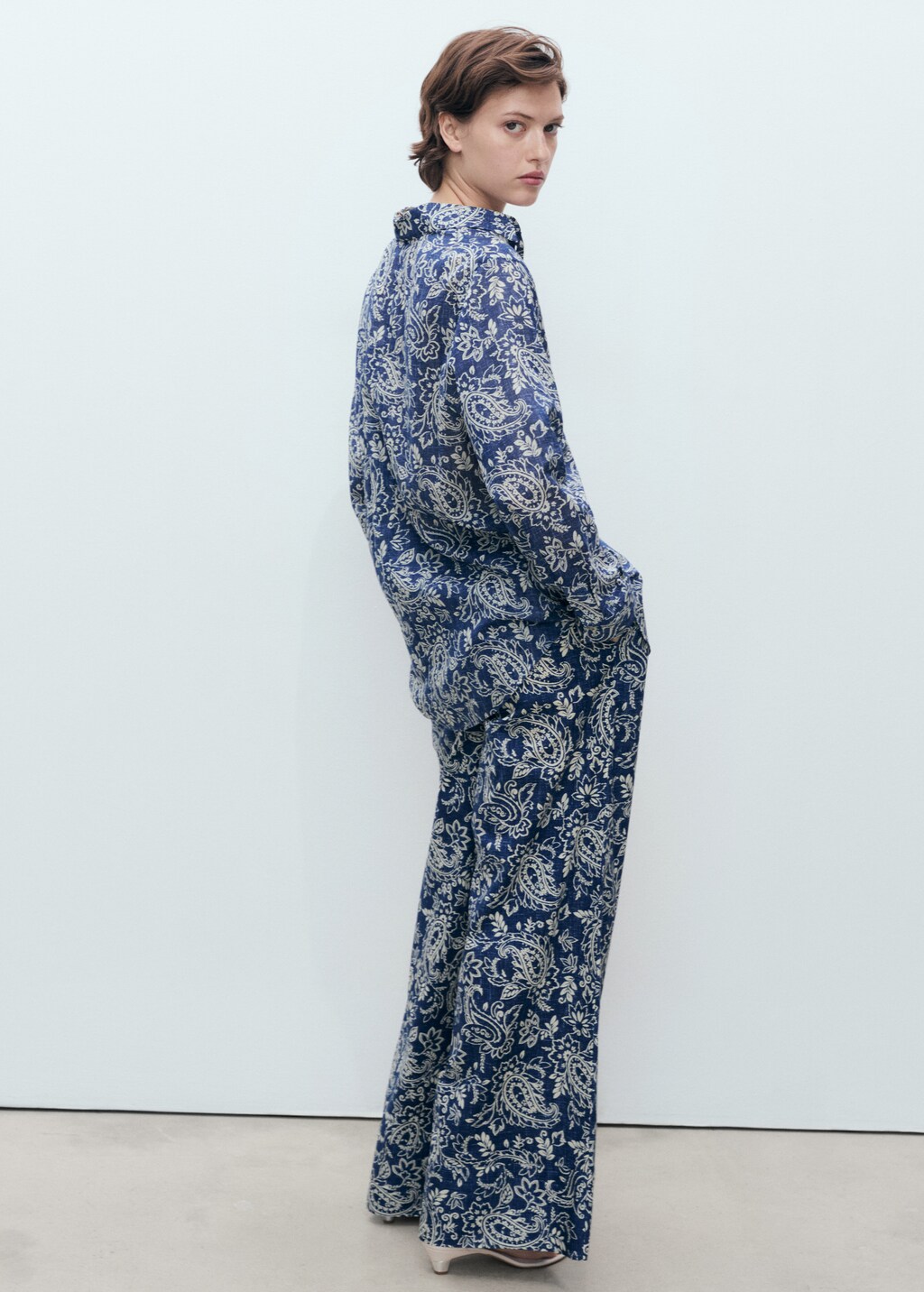 Printed cotton shirt