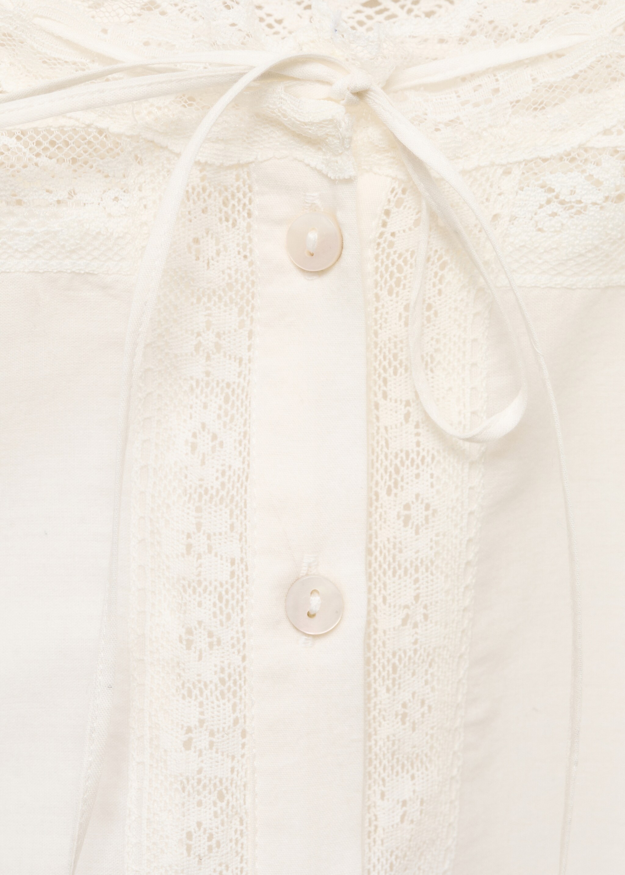Katoenen blouse met kantdetails - Detail van het artikel 8