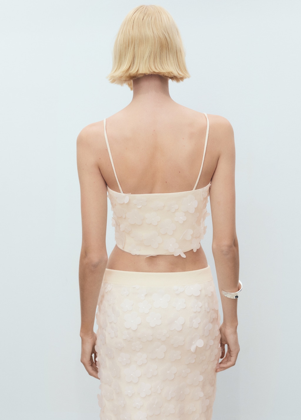 Embossed floral top - image 3