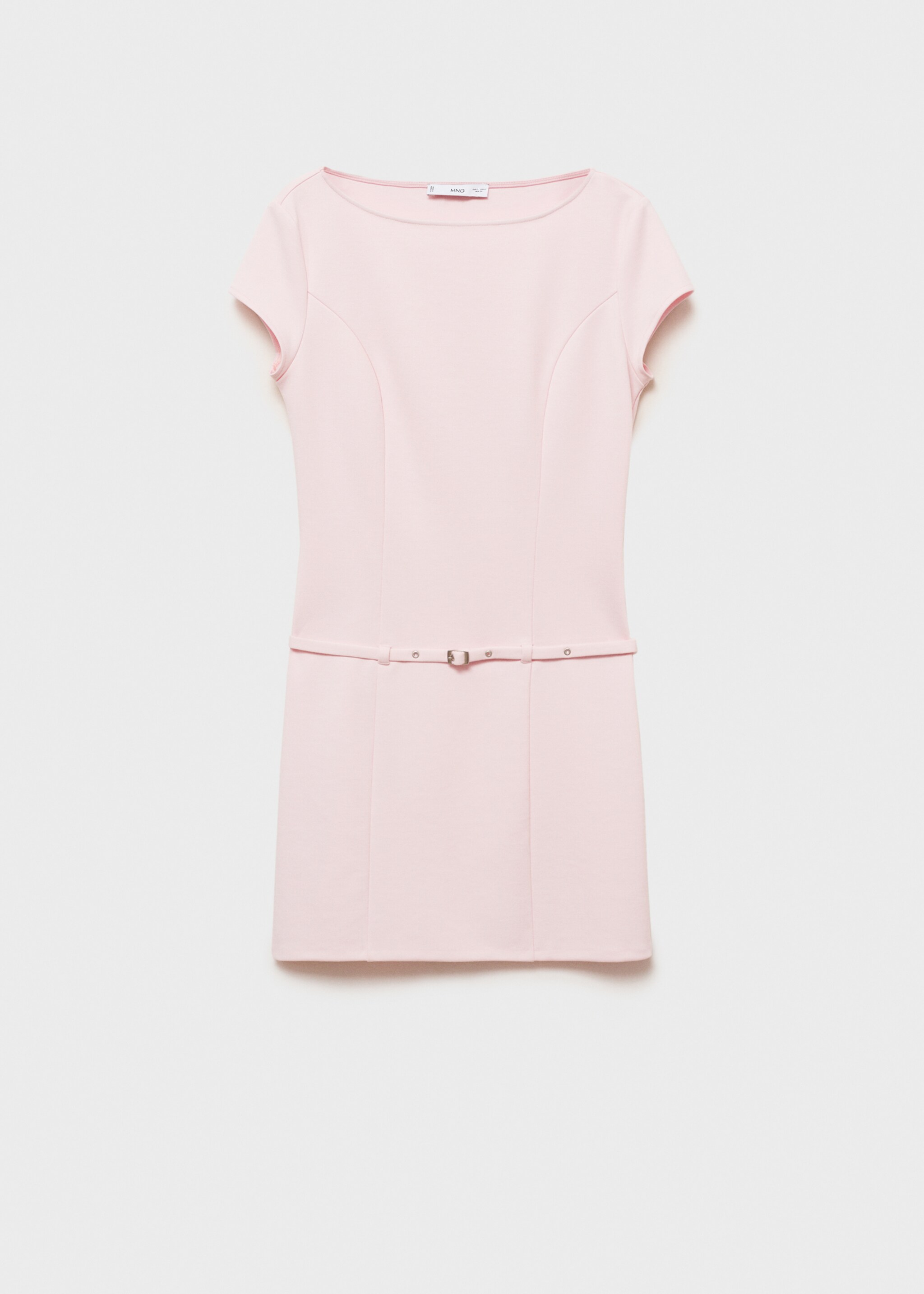 Short belted dress - Article without model