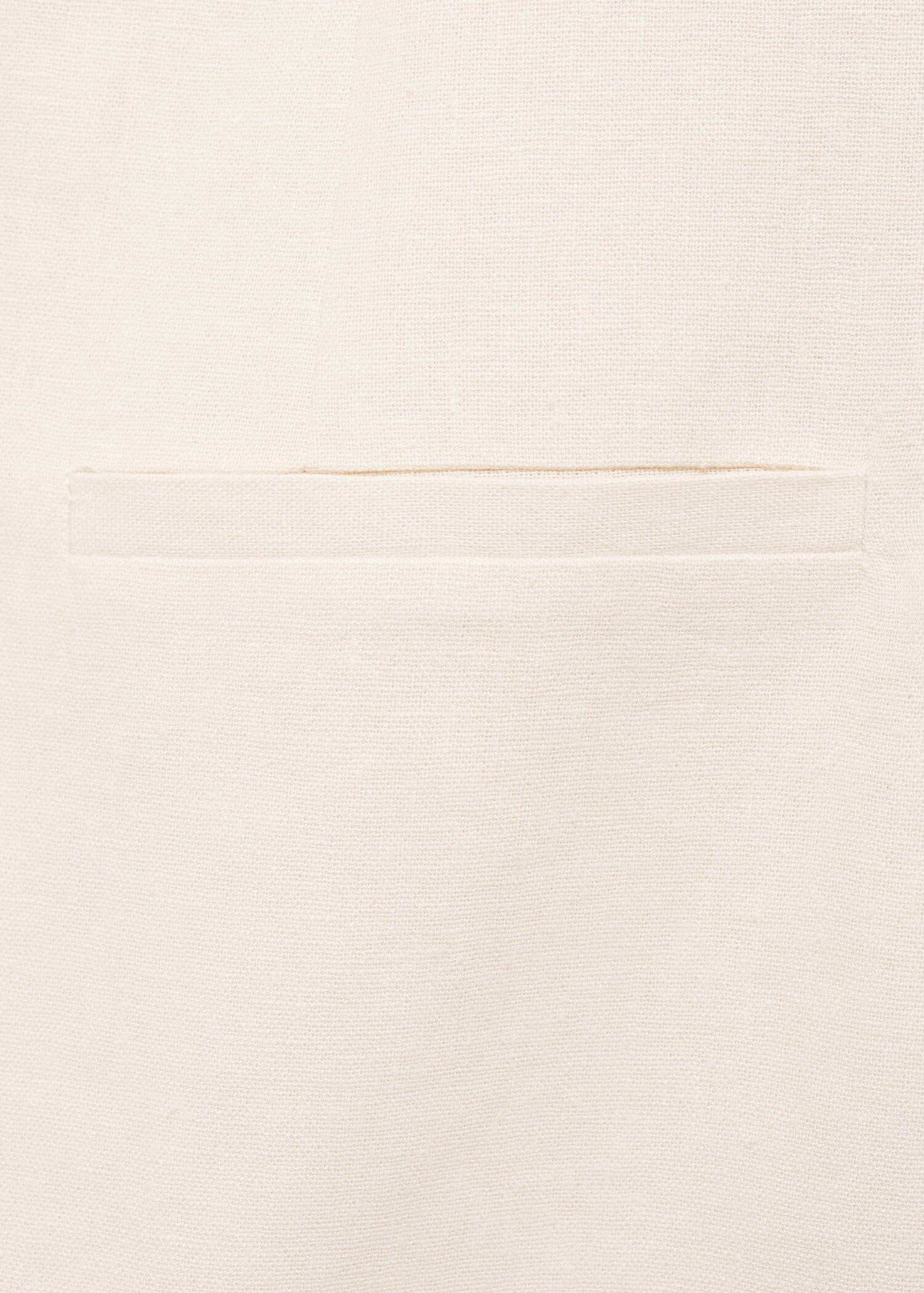 Korte jurk met knopen van een linnenblend - Detail van het artikel 0