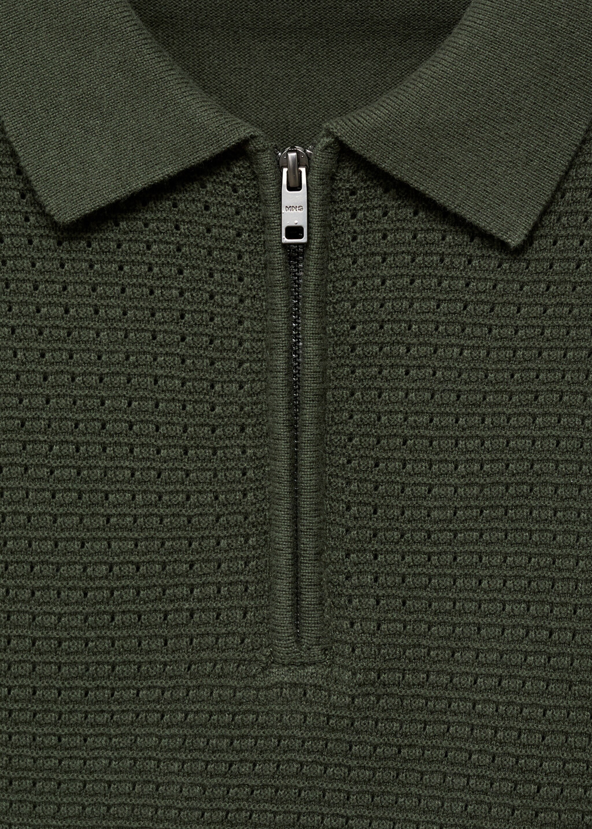 Polo maille coton ajouré - Détail de l'article 8