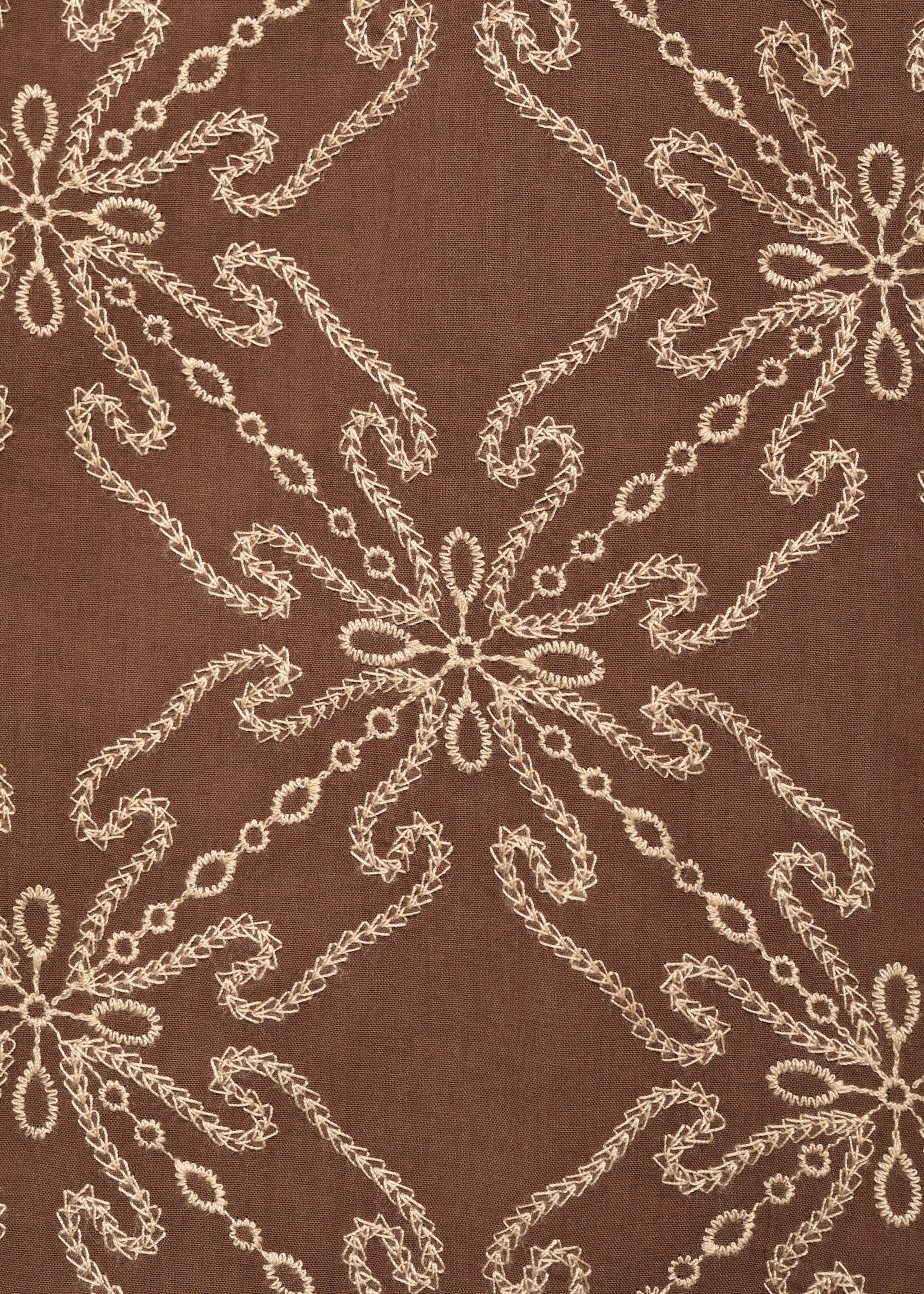 Short-sleeved embroidered shirt - Details of the article 0
