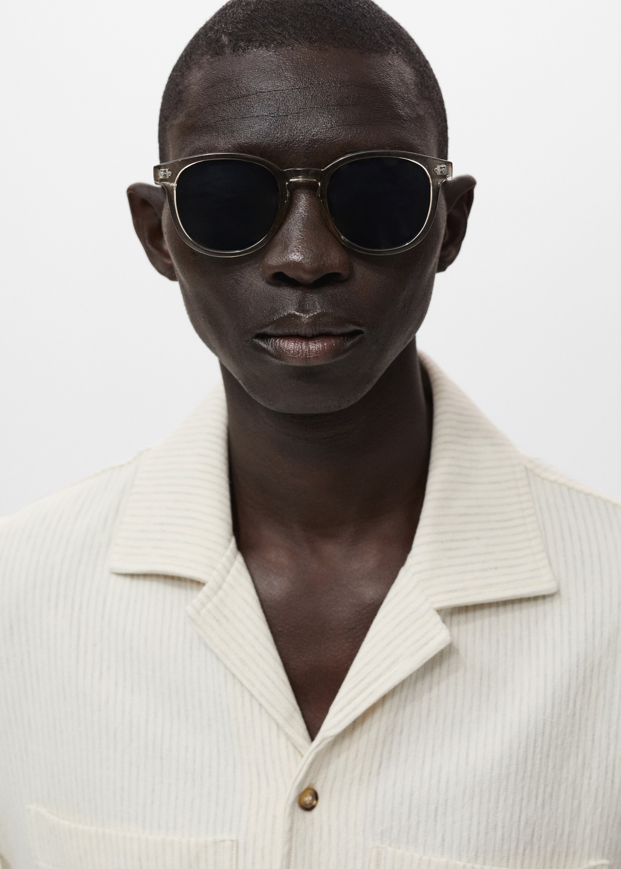 Striped cotton shirt - Details of the article 1