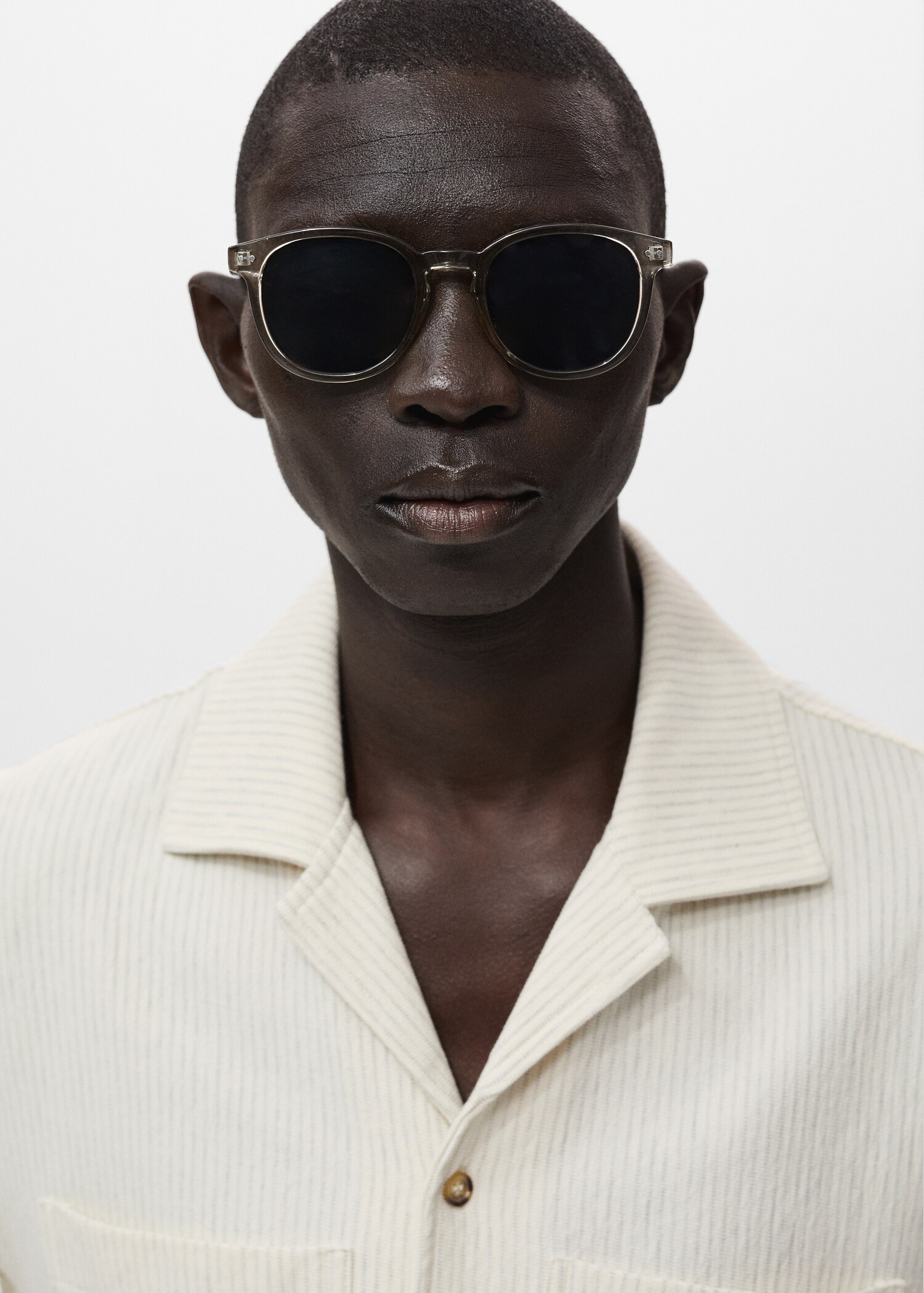 Striped cotton shirt - Details of the article 1
