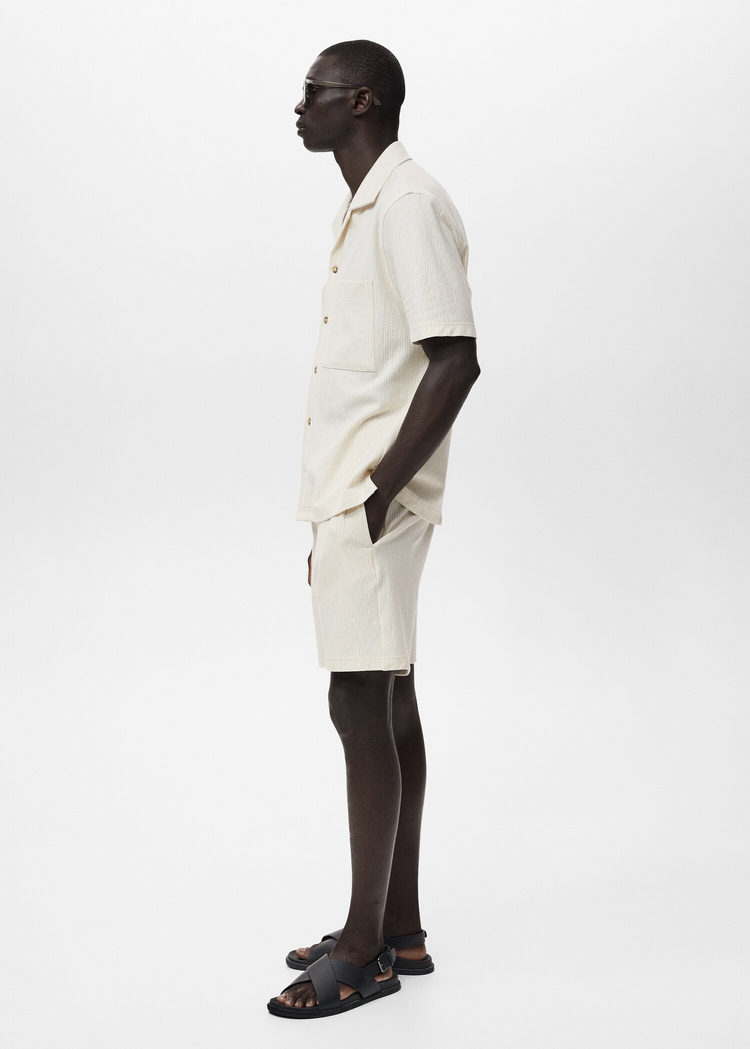 Striped cotton shirt - Details of the article 2