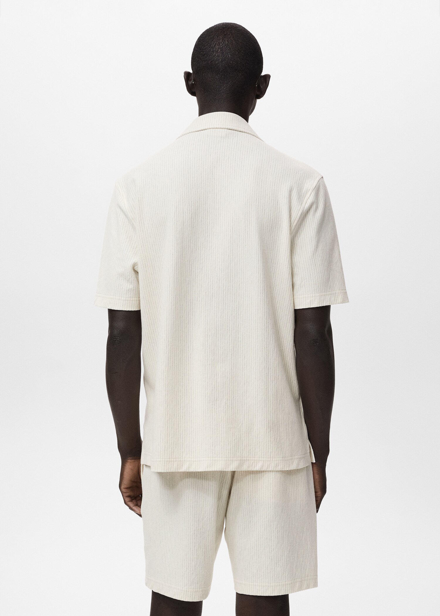 Camisa algodón rayas - Reverso del artículo