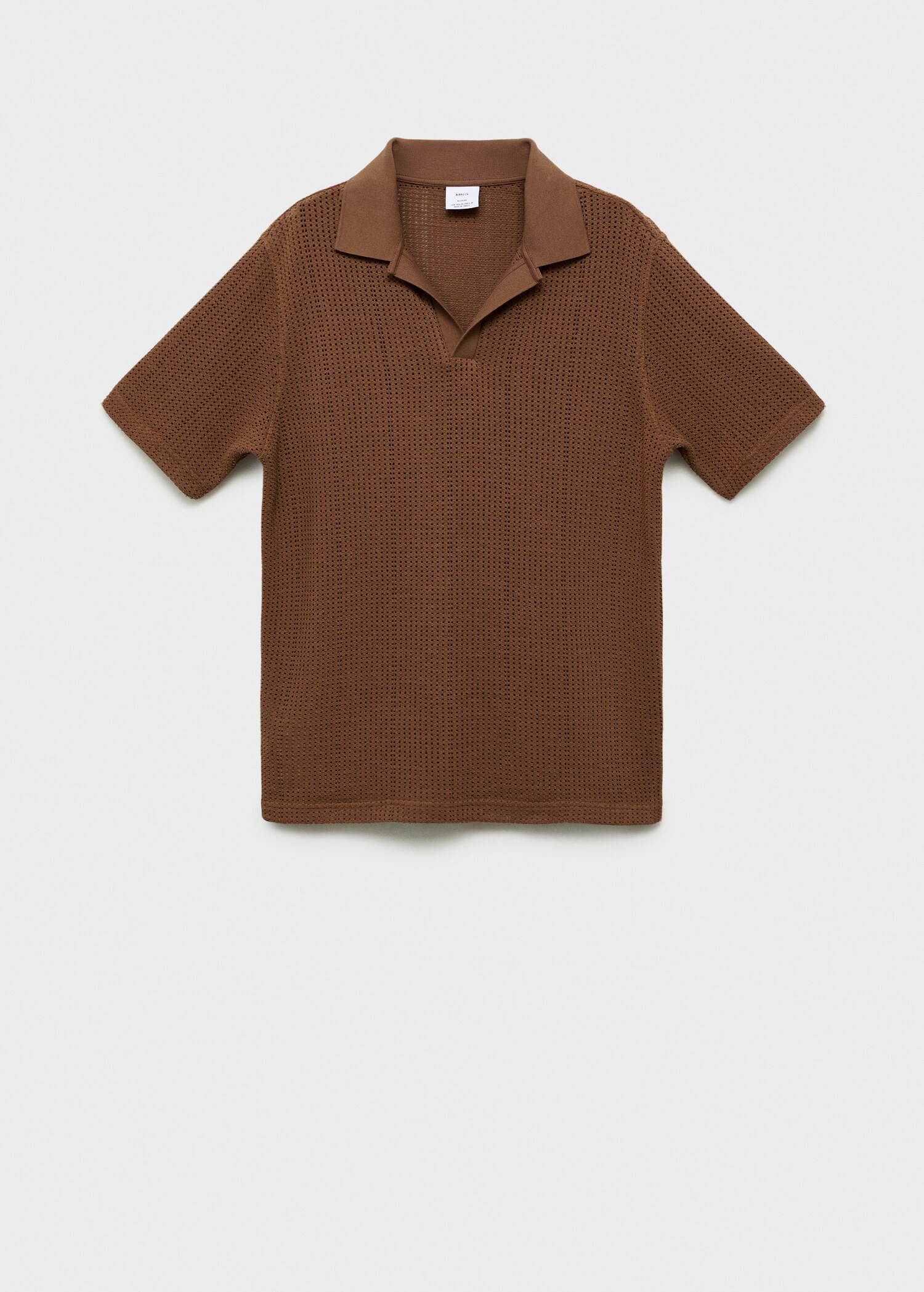 Polo punto algodón calado - Artículo sin modelo