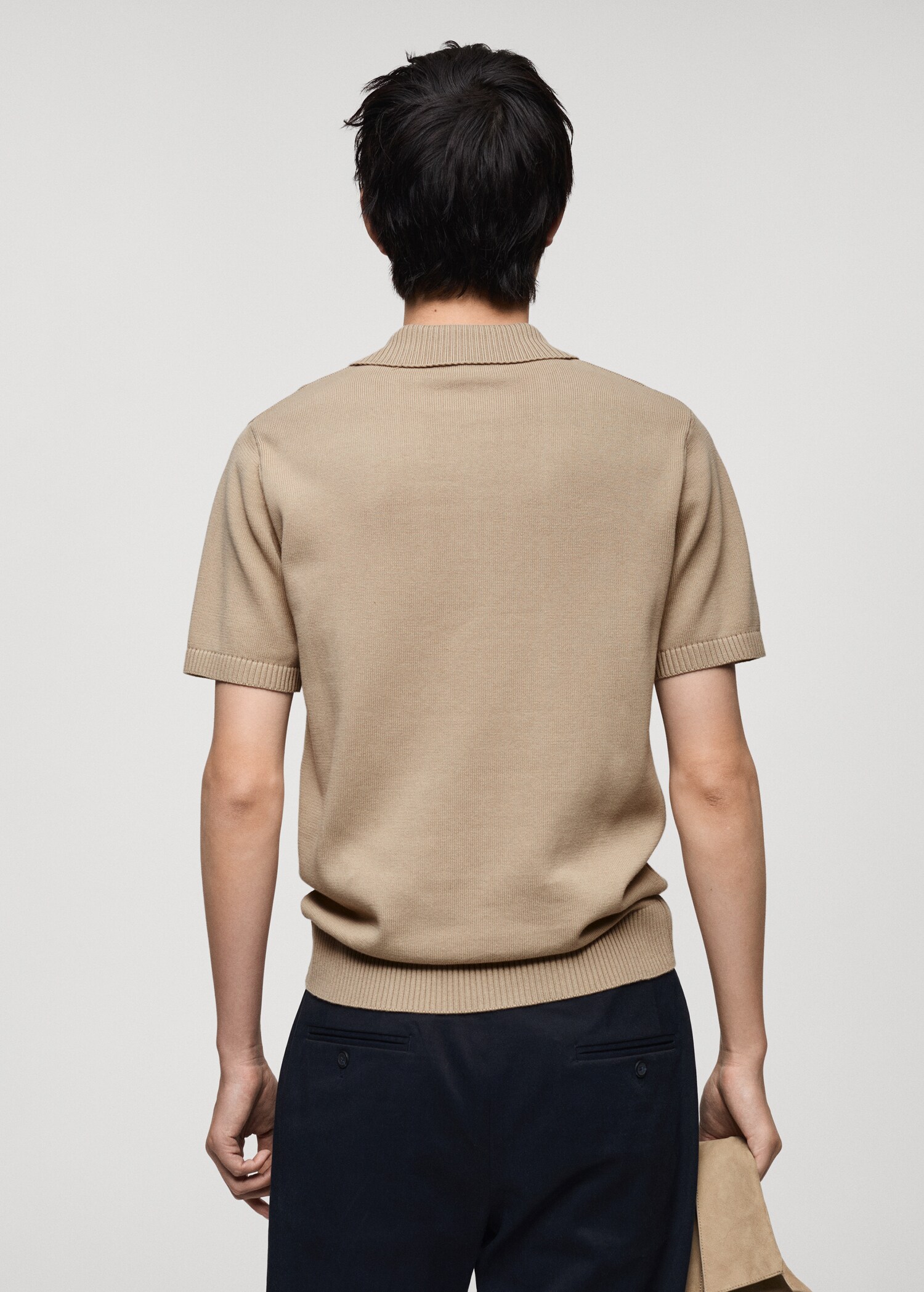 Polo 100 % coton maille - Verso de l’article