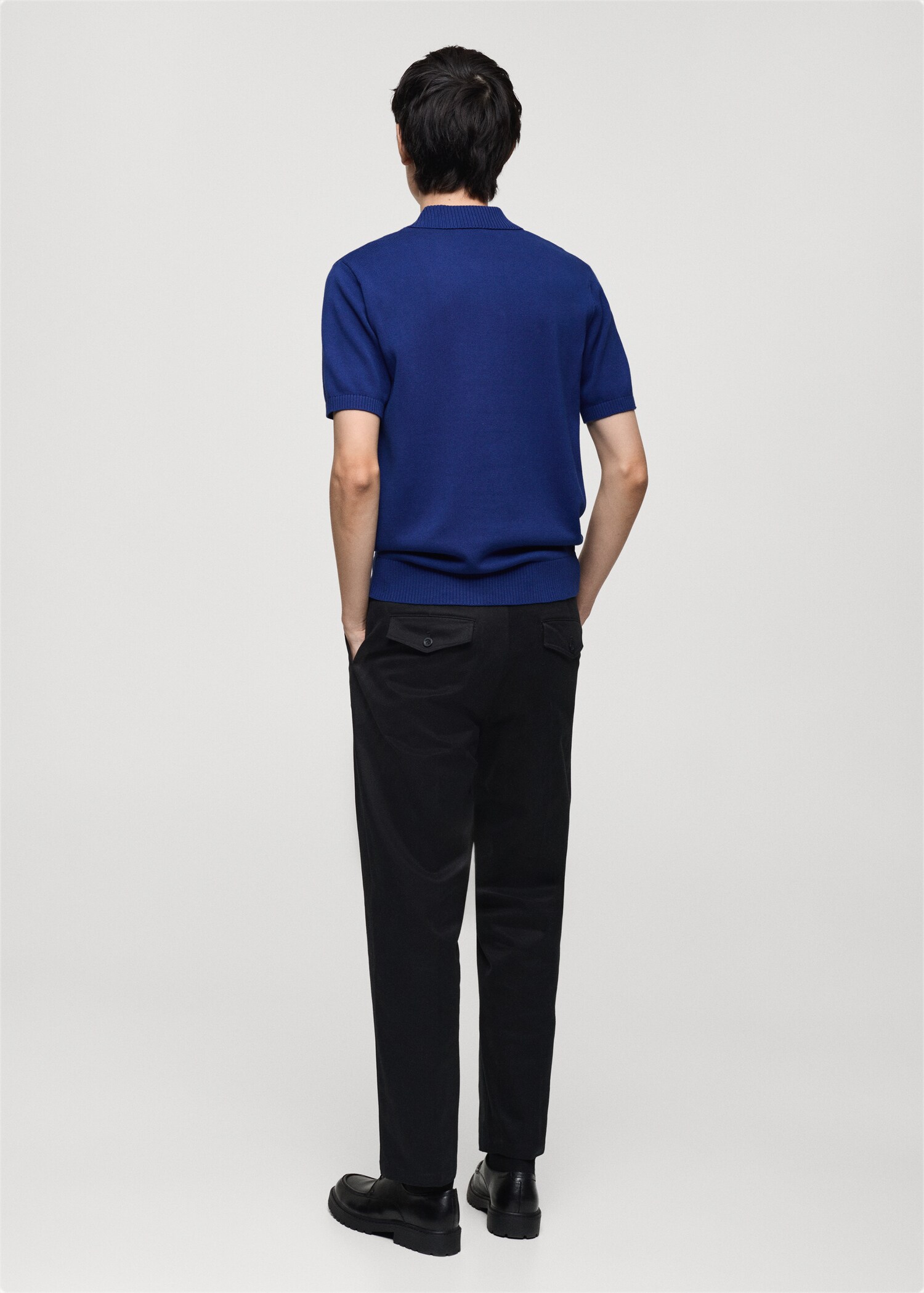 Polo 100 % coton maille - Verso de l’article