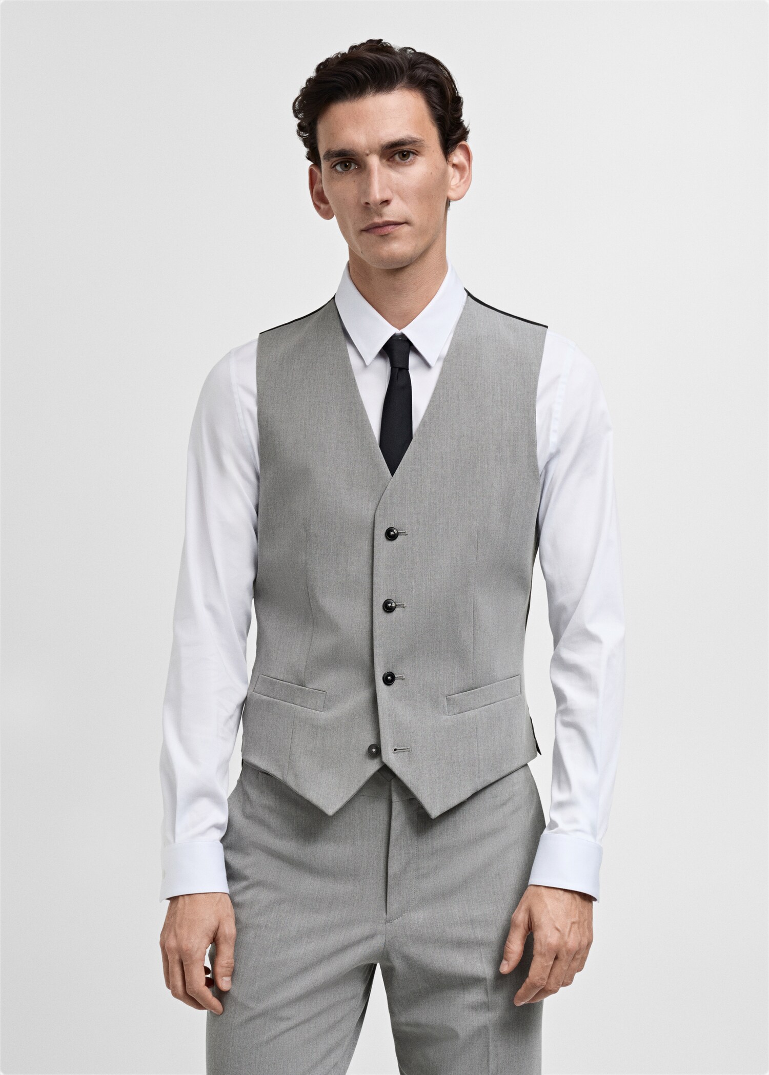 Chaleco traje París super slim fit - Plano medio