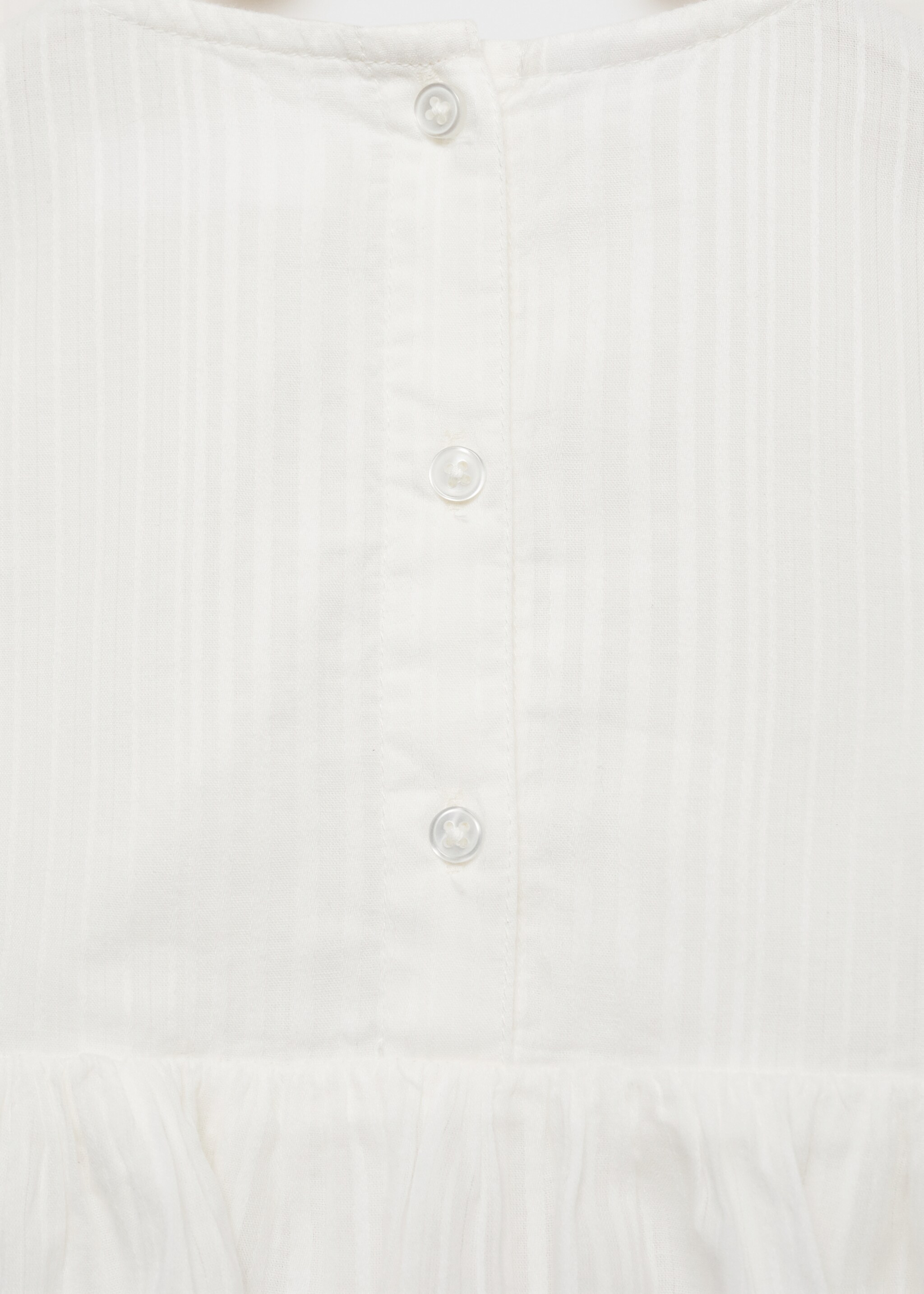 Embroidered cotton blouse - Details of the article 0