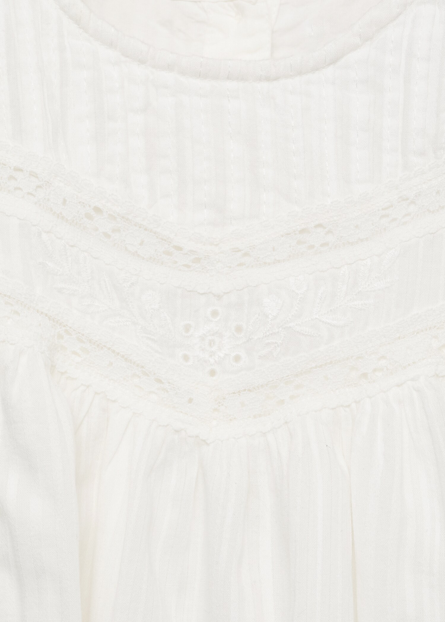 Swiss embroidery cotton blouse - Details of the article 8