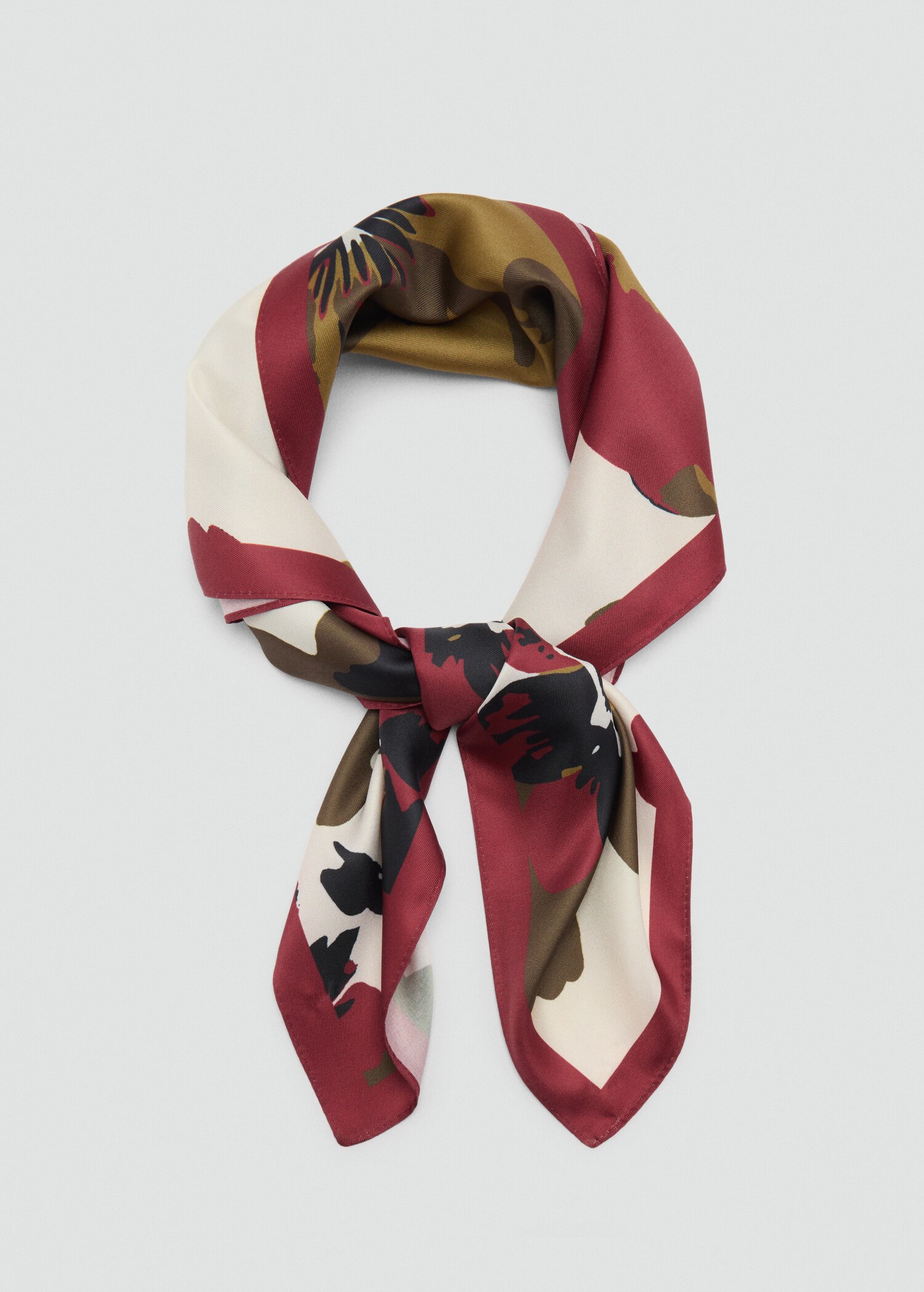 Floral-print scarf - Details of the article 1