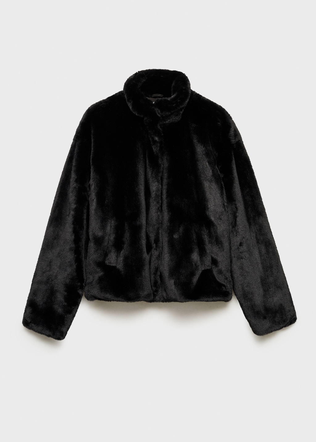 Fur zipper coat - Teen | MANGO USA Fur zipper coat - Teen | MANGO USA