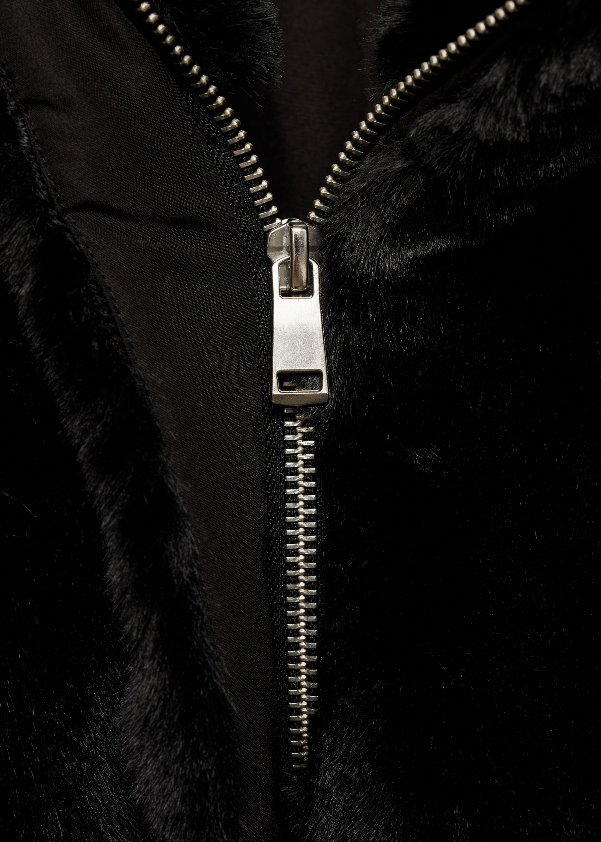 Fur zipper coat - Details of the article 8