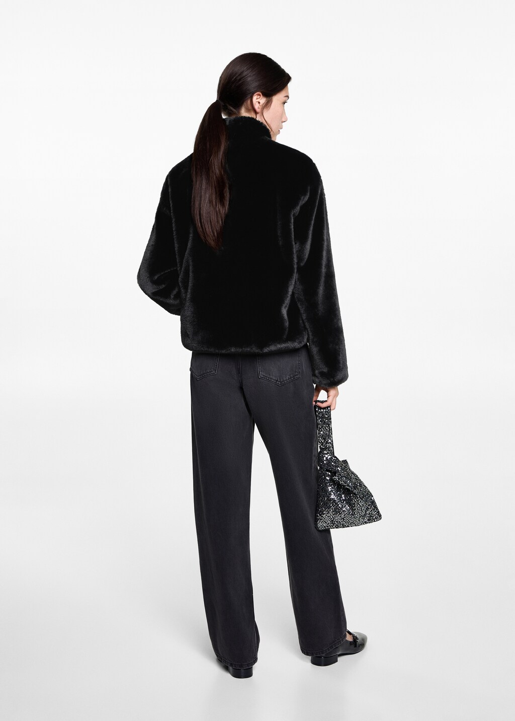 Fur zipper coat - Teen | MANGO USA Fur zipper coat - Teen | MANGO USA