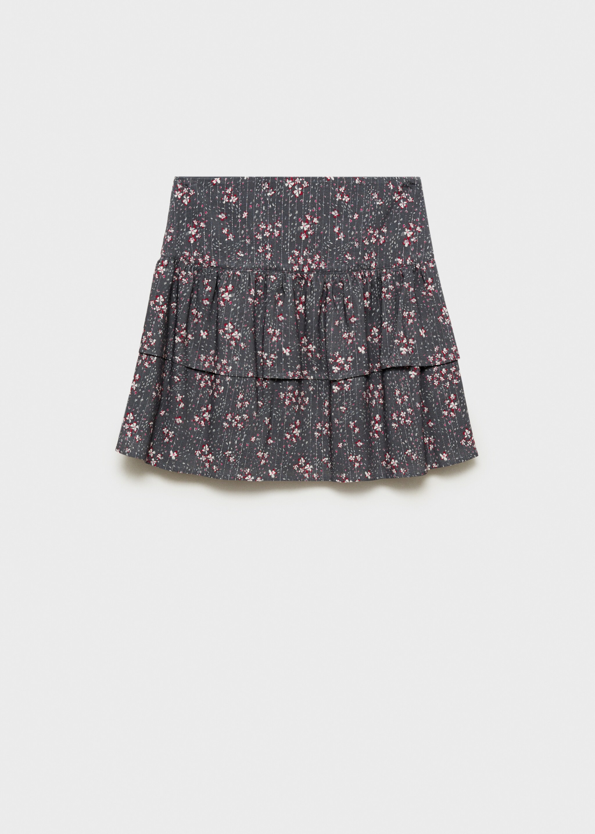 Falda estampada volantes - Artículo sin modelo