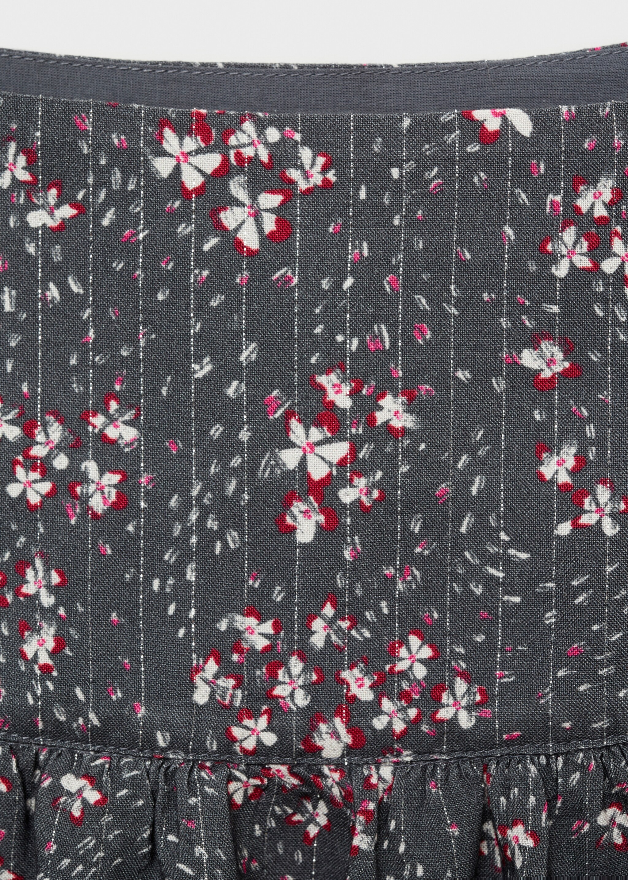 Printed skirt with ruffles - Details of the article 8