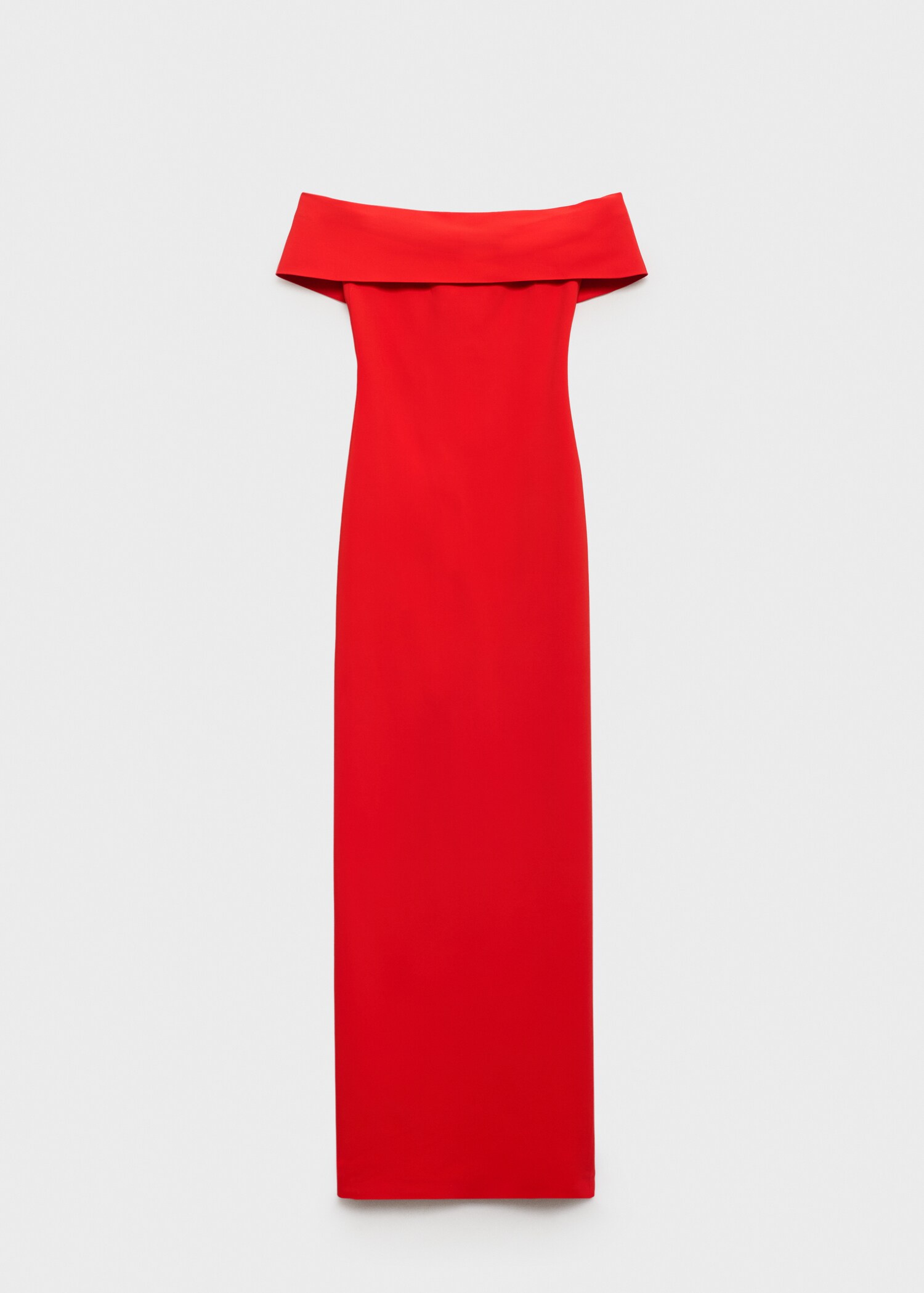 Vestido hombros descubiertos detalle abertura - Artículo sin modelo