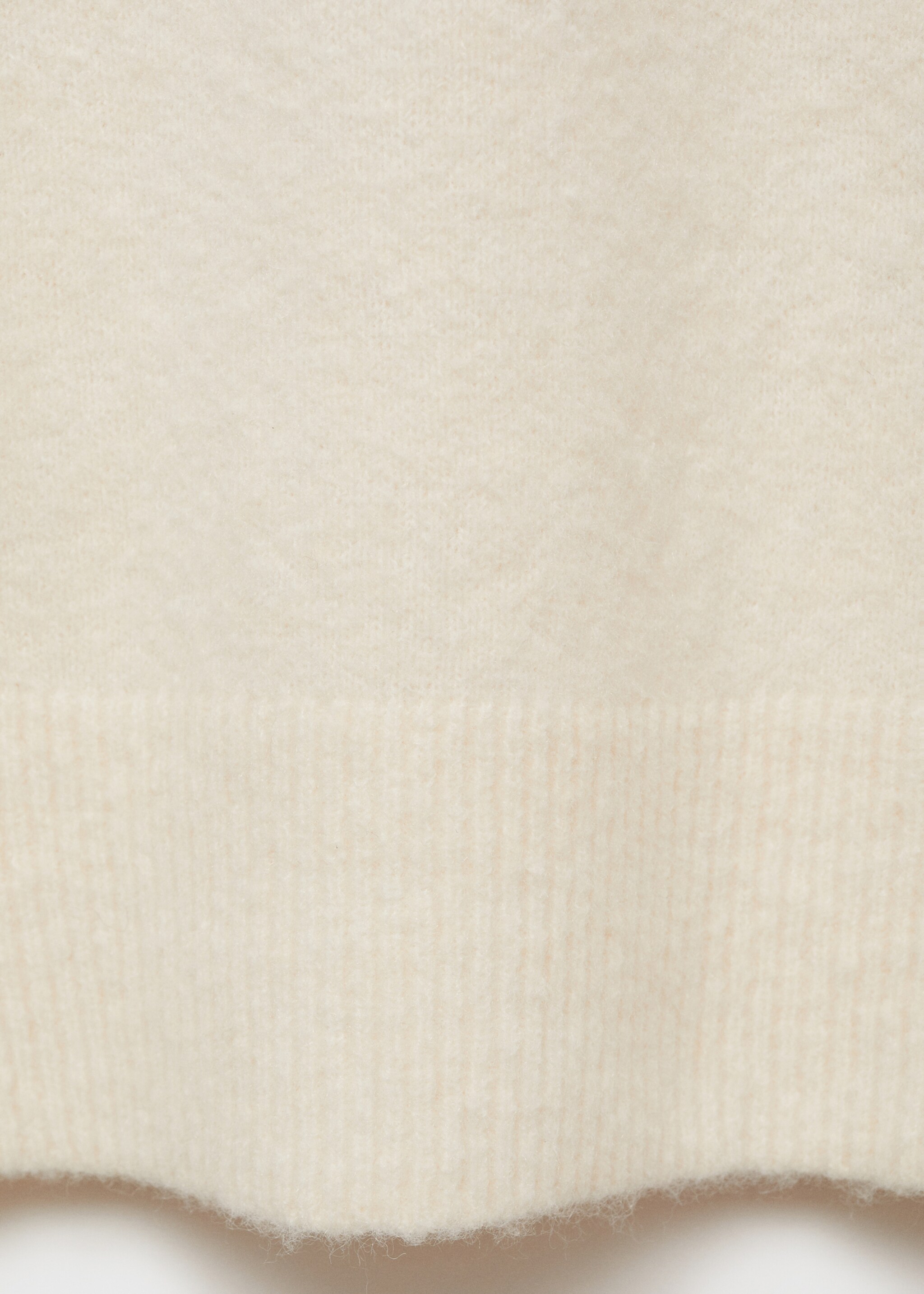Short knitted turtleneck dress - Details of the article 0