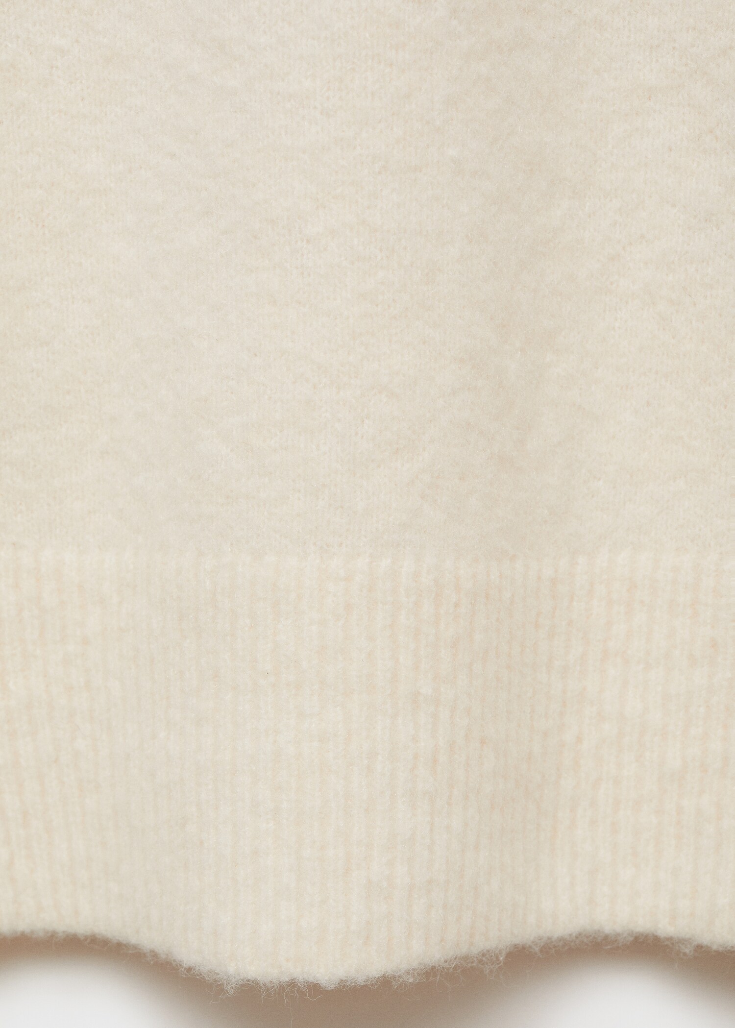 Vestido corto punto cuello vuelto - Detalle del artículo 0