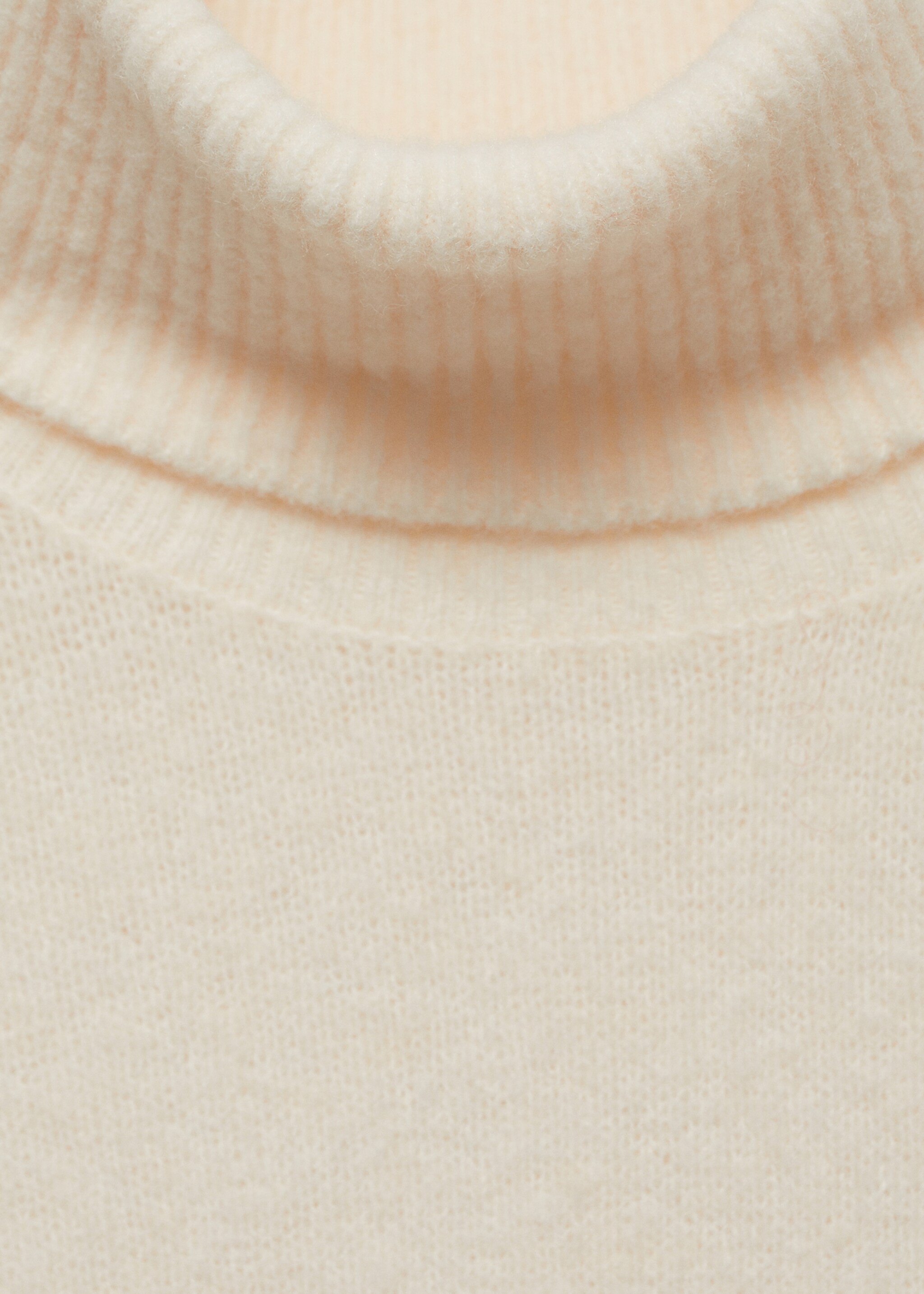 Short knitted turtleneck dress - Details of the article 8