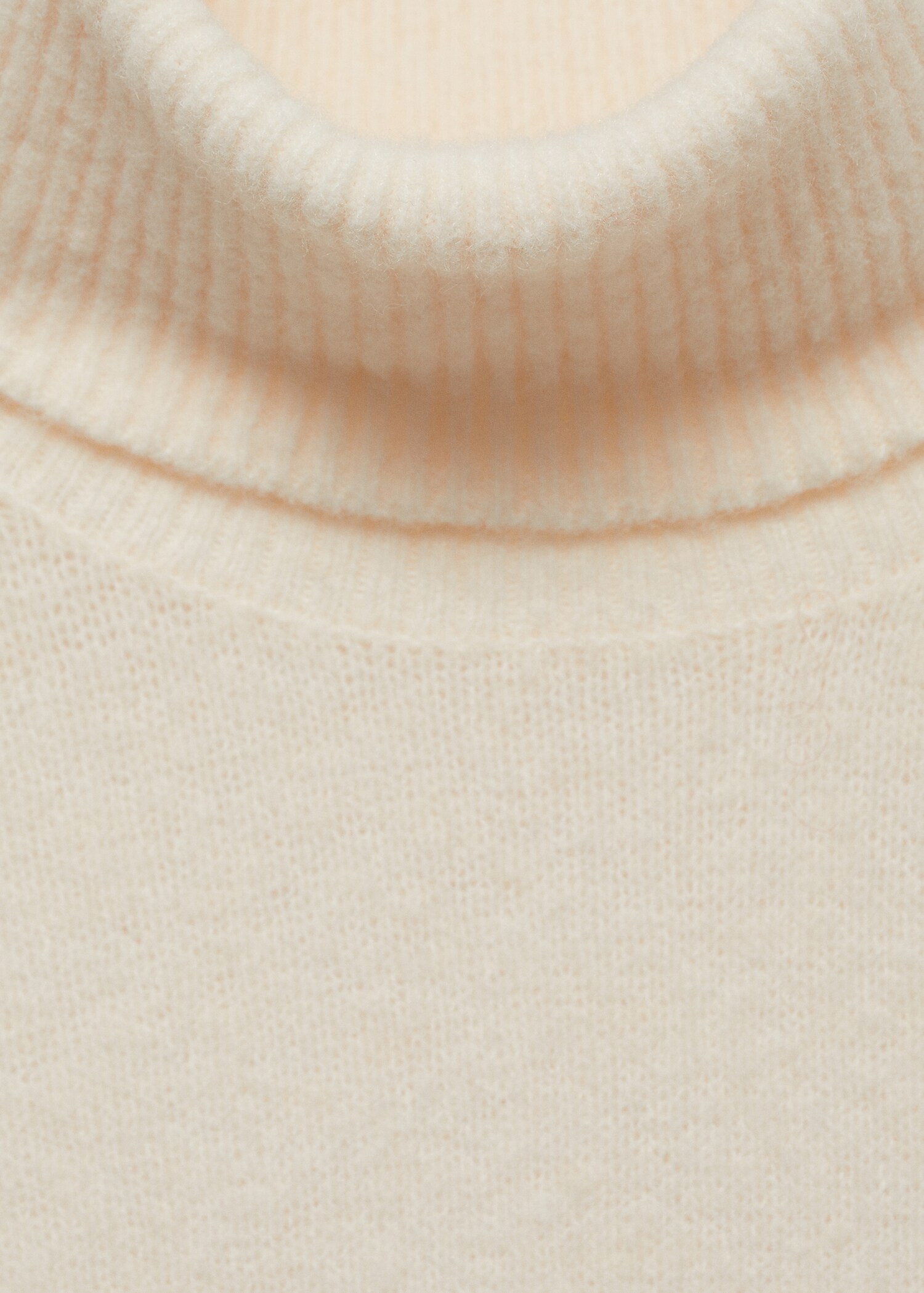 Vestido corto punto cuello vuelto - Detalle del artículo 8