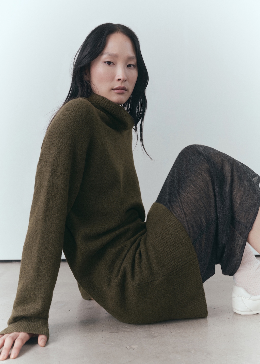 Robe laine mango sale