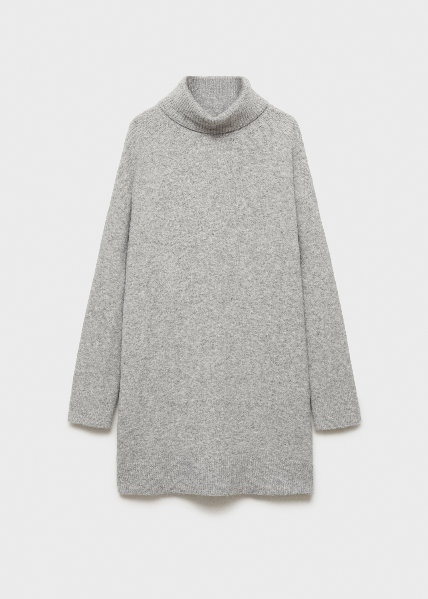 Short turtleneck knitted dress - Article without model