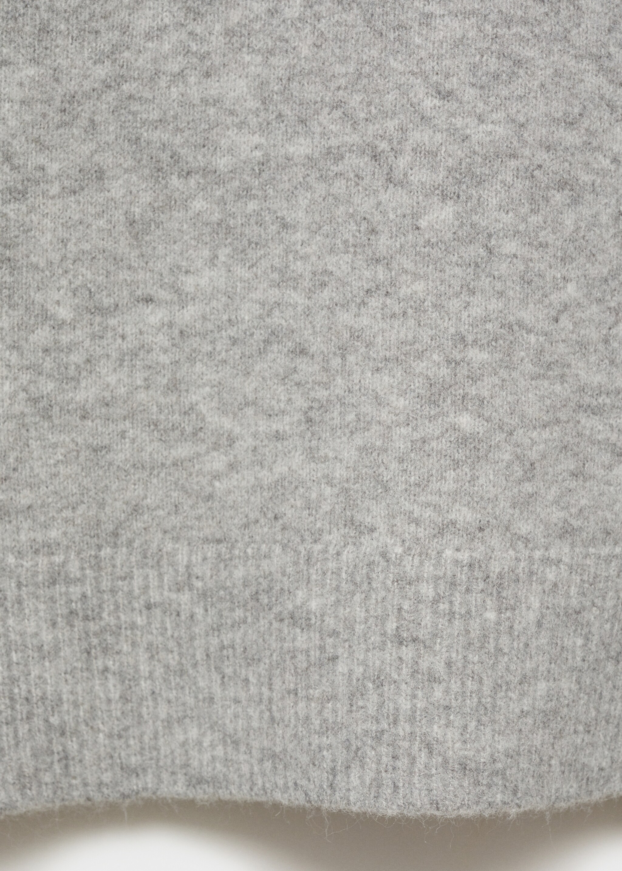 Short knitted turtleneck dress - Details of the article 0