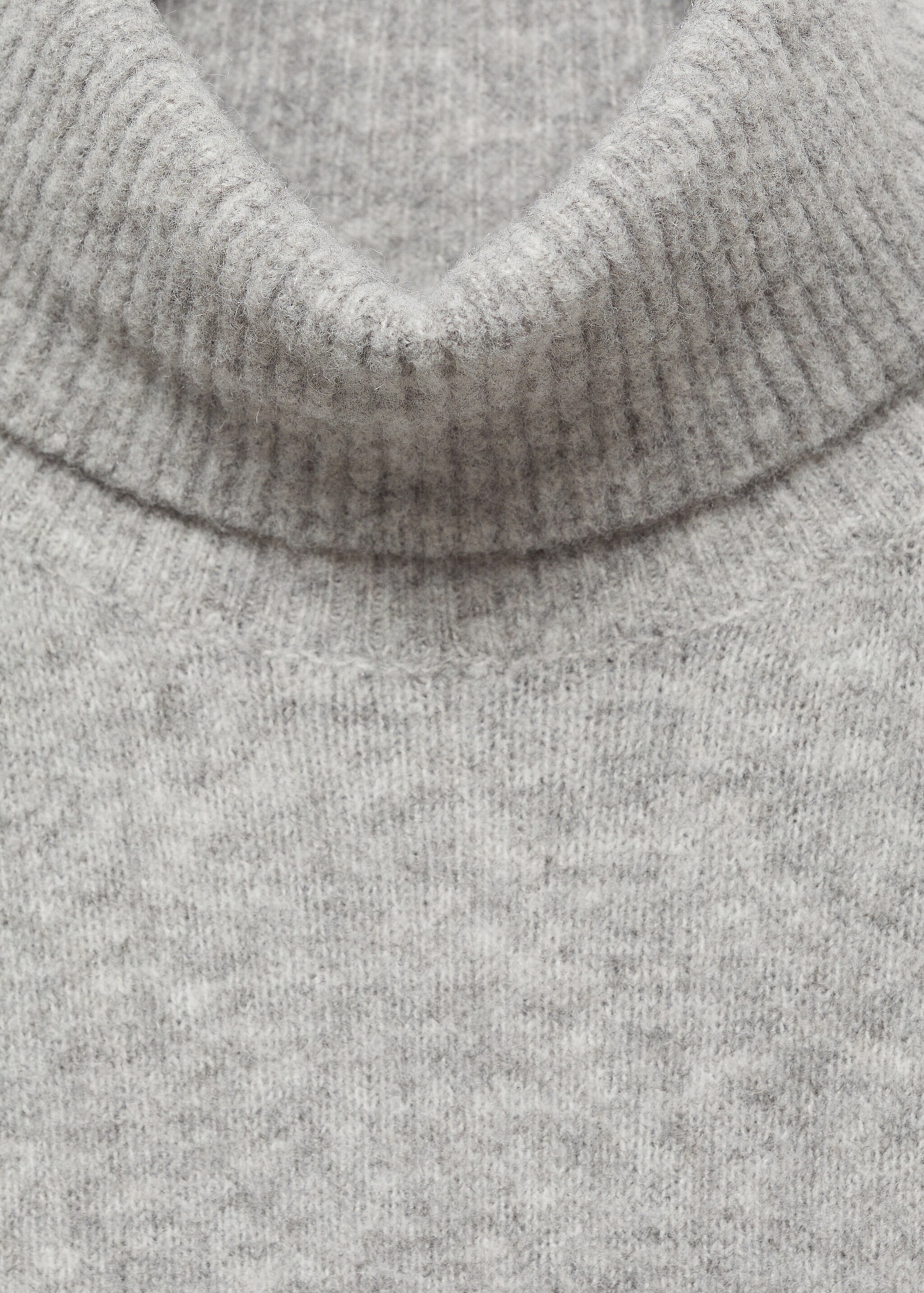 Short knitted turtleneck dress - Details of the article 8